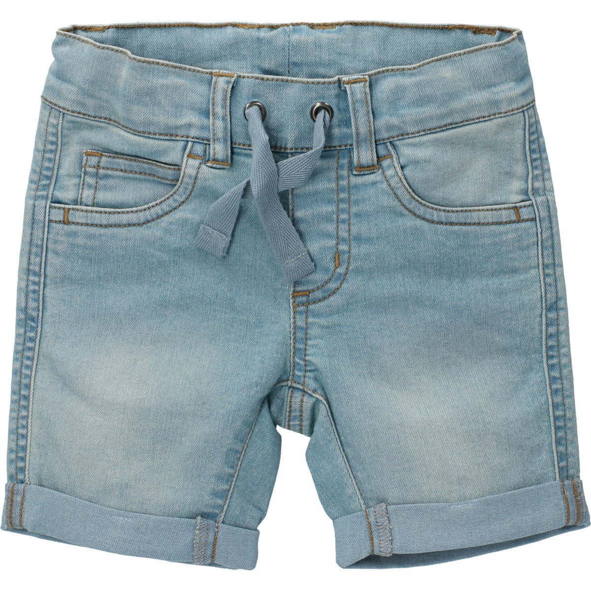 Villervalla Jeansshorts Light Wash Unisex Kinder (1-tlg) Shorts, Denim, Pants, Freizeithose, Jeanshose