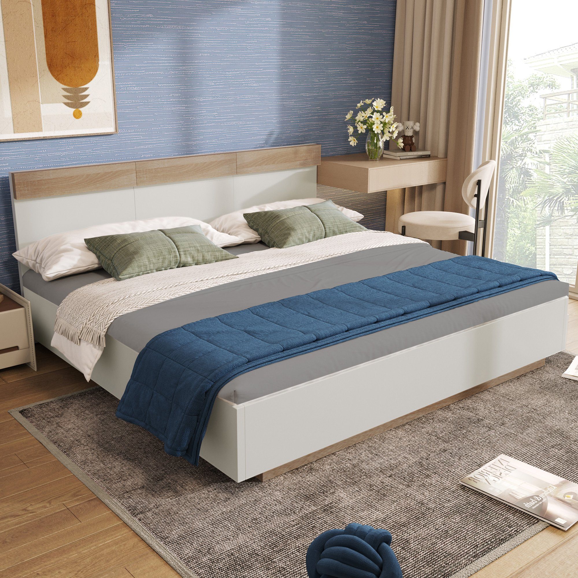 HAUSS SPOLE Massivholzbett Doppelbett Holzbett Bettrahmen günstig online kaufen