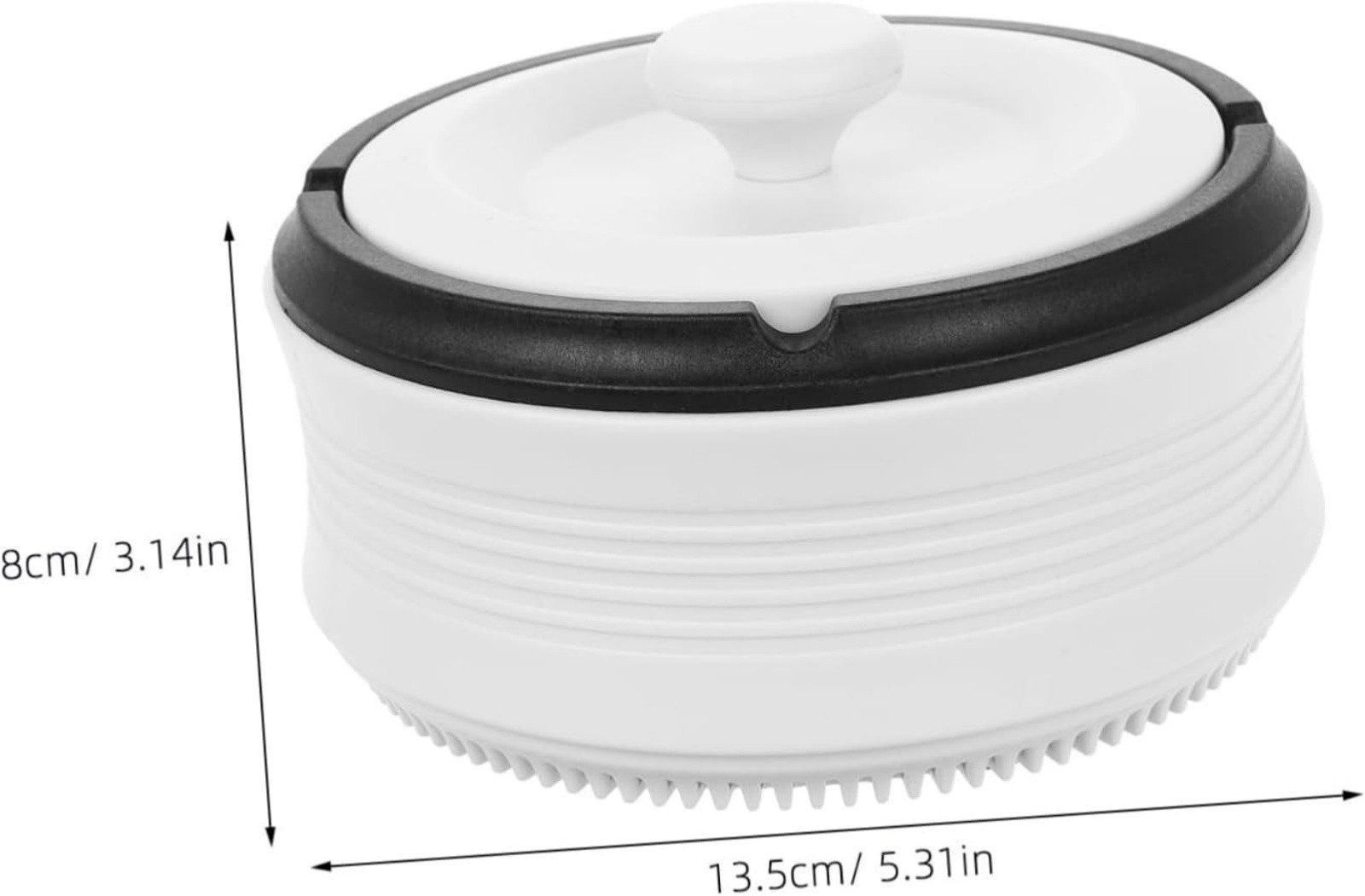 VEKROBOT Aschenbecher Intelligenter Aschenbecher Luftreiniger für Zuhause Büro & Auto, Doppelnutzen Gerät Beseitigt Gerüche und reinigt effektiv.
