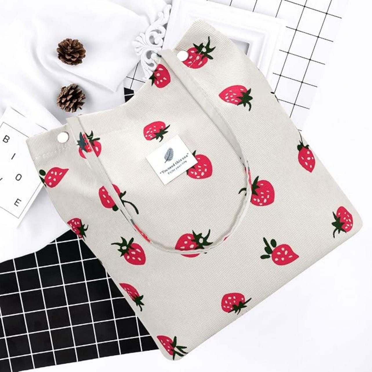 Cachito Schultertasche Damen Grosse Kapazität Canvas Tasche Tote Handtasche