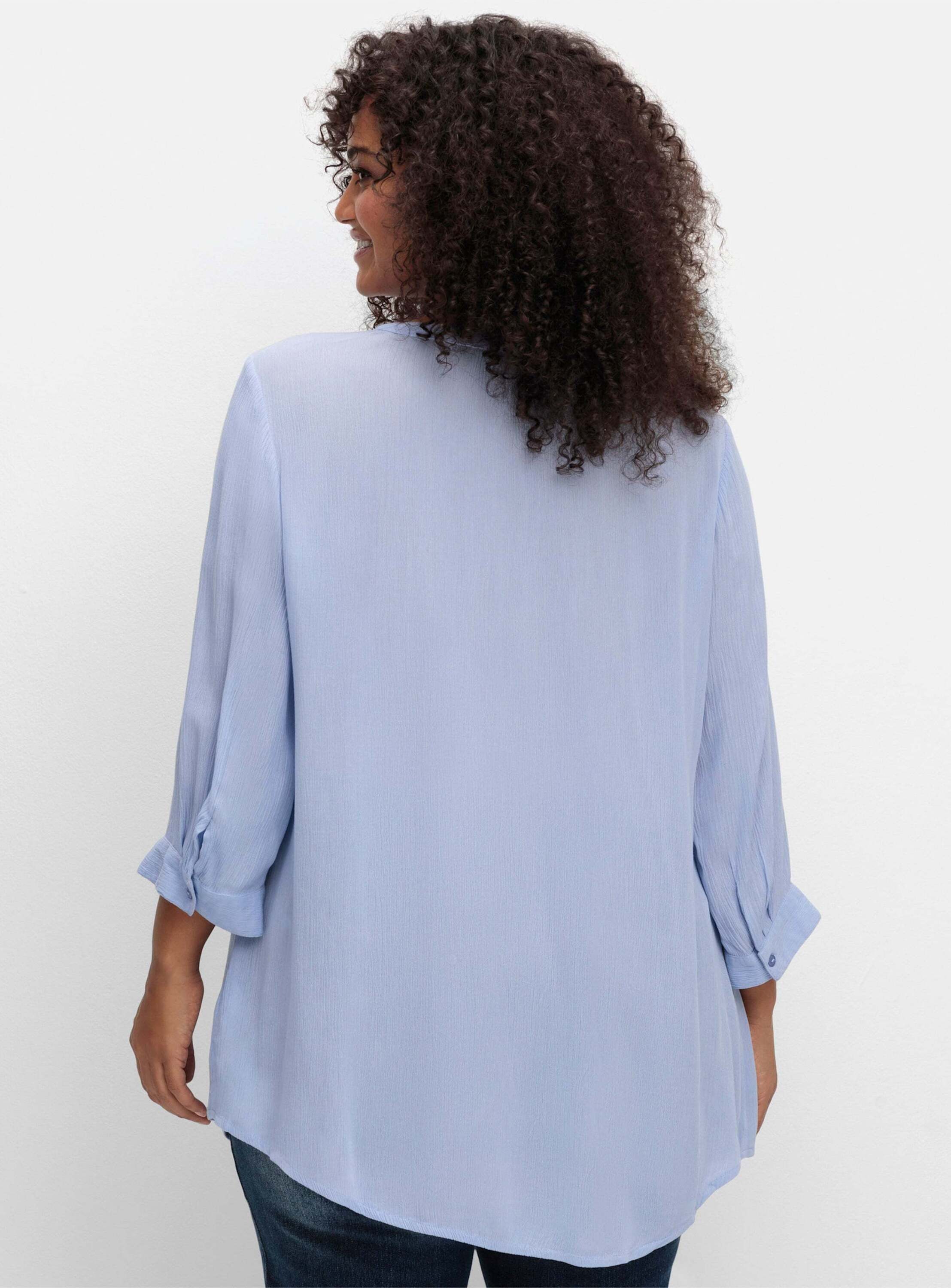 sheego by Joe Browns Klassische Bluse Longbluse 3/4-Arm – Bild 2 von 5