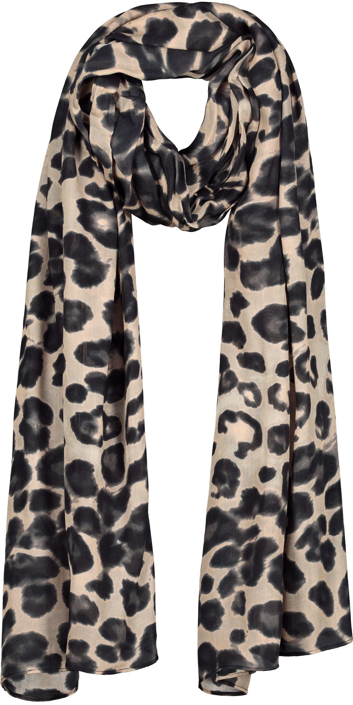 Monari Modeschal, Einlagig mit Leo-Muster günstig online kaufen