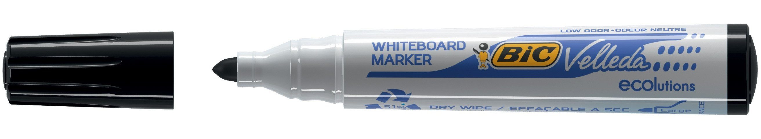 BIC Marker BIC Whiteboard Marker Velleda 1701 ECOlutions schwarz