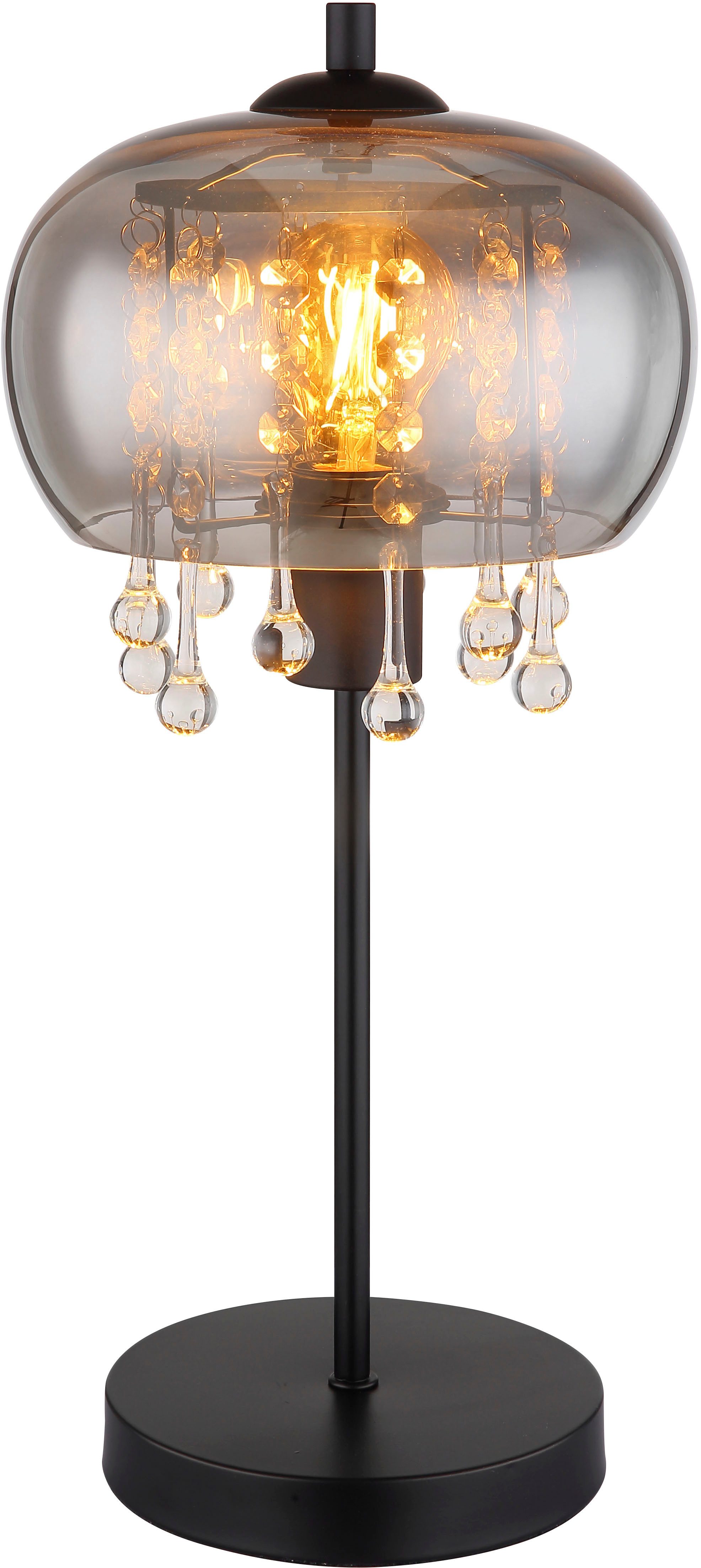GLOBO LIGHTING Tischleuchte CORRY, ohne Leuchtmittel, Tischlampe Nachttischlampe Deko-Tischleuchte Schlafzimmer