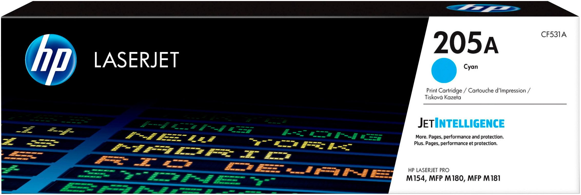 HP Tonerkartusche HP original Toner 205A, Farben: B/C/M/Y