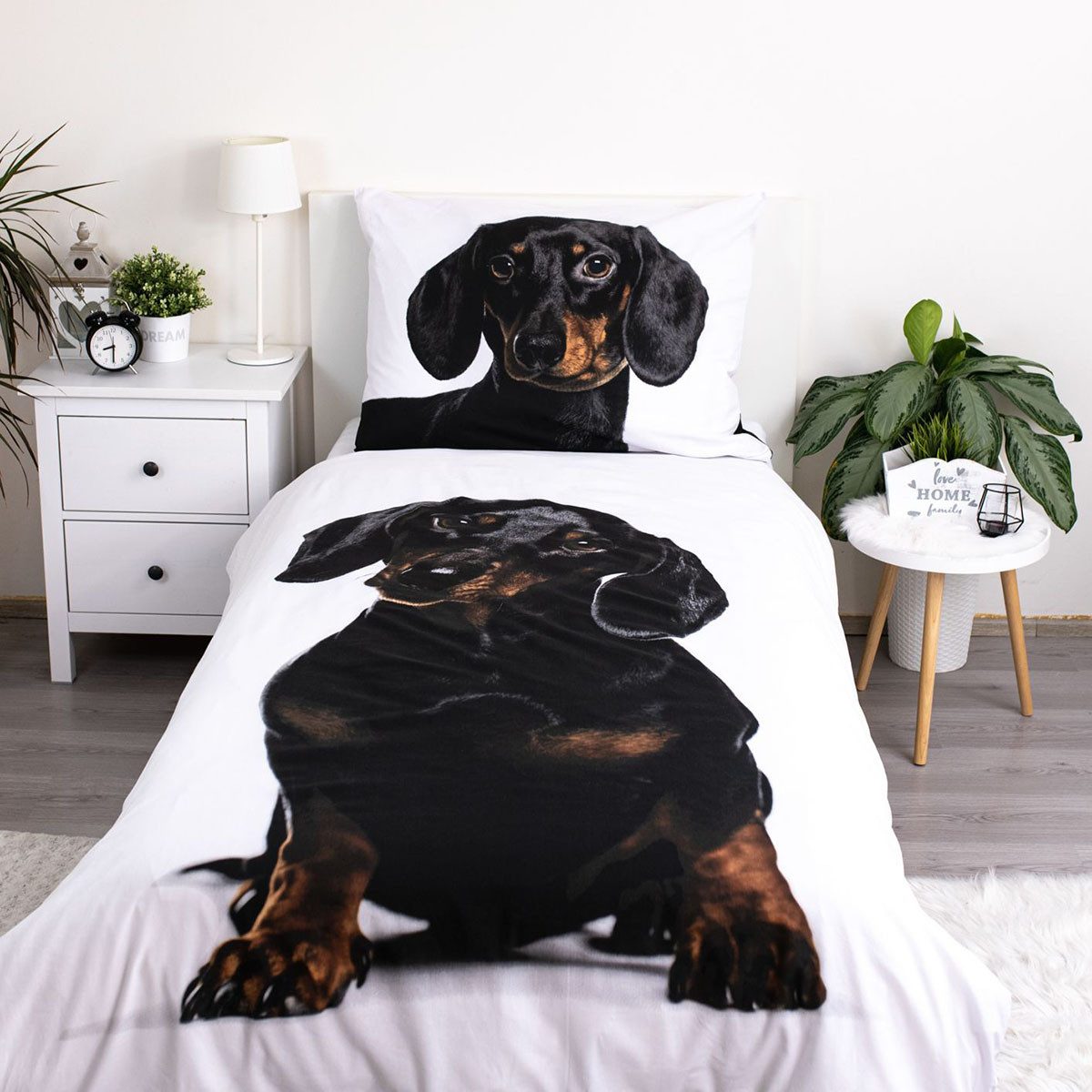 Jerry Fabrics Bettwäsche Bettwäsche Dackel Hunde günstig online kaufen