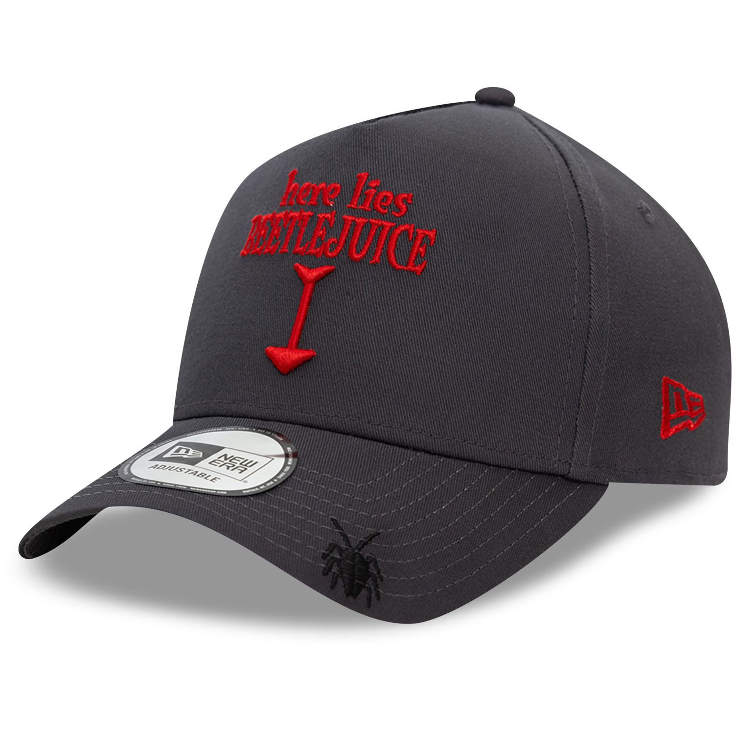 Snapback Cap AFrame HERE Beetlejuice