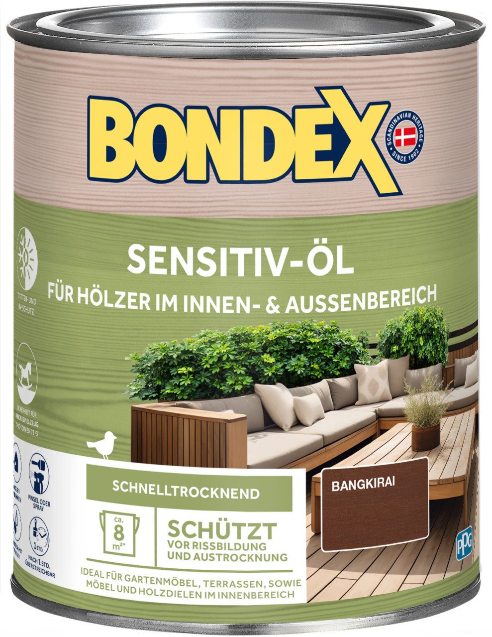 Bondex Hartholzöl Bondex Wetterschutzöl 750 ml bangkirai