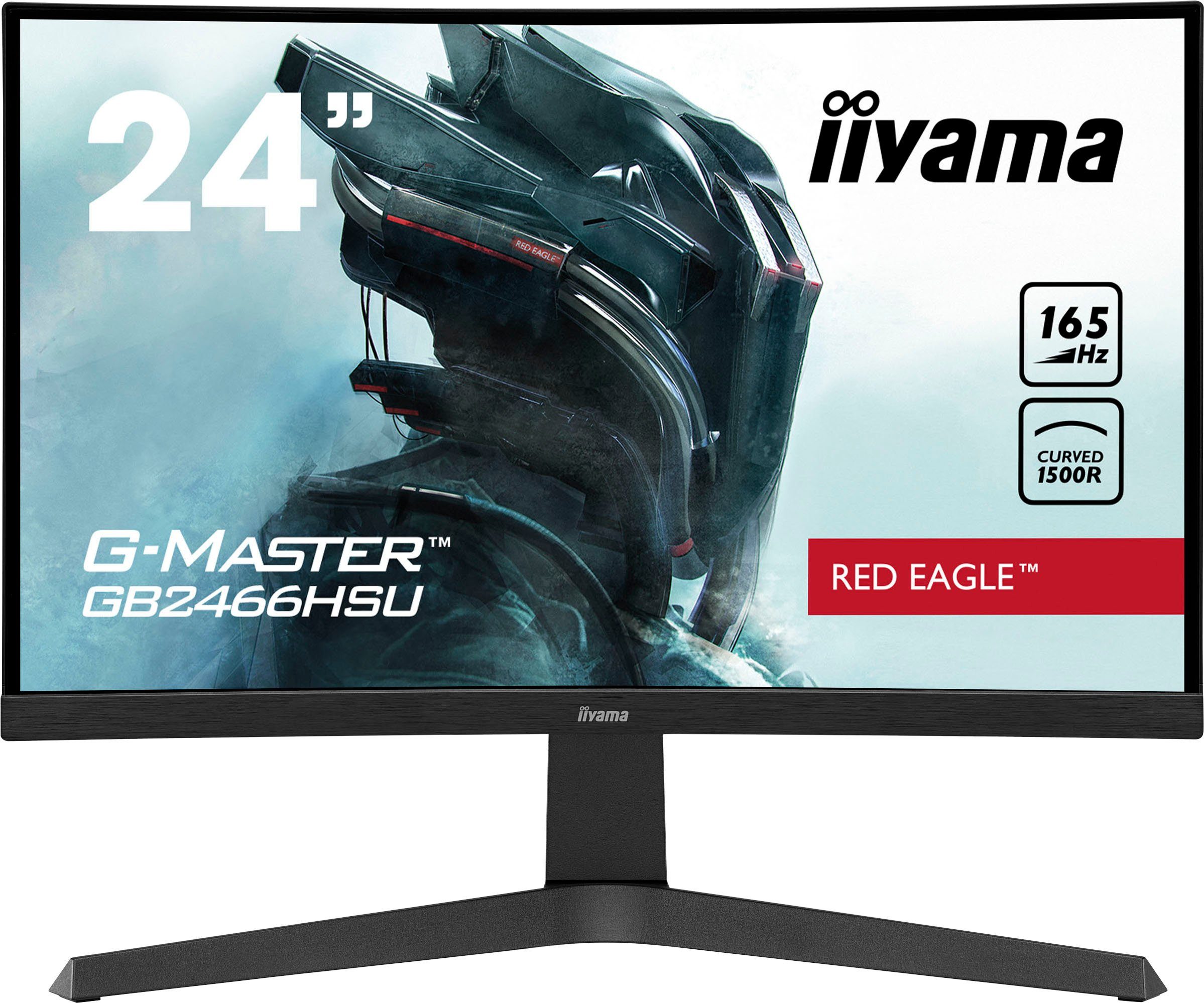 Iiyama G-MASTER GB2466HSU-B1 Gaming-Monitor (60 cm/24 ", 1920 x 1080 px, Full HD, 1 ms Reaktionszeit, 165 Hz, VA LED)