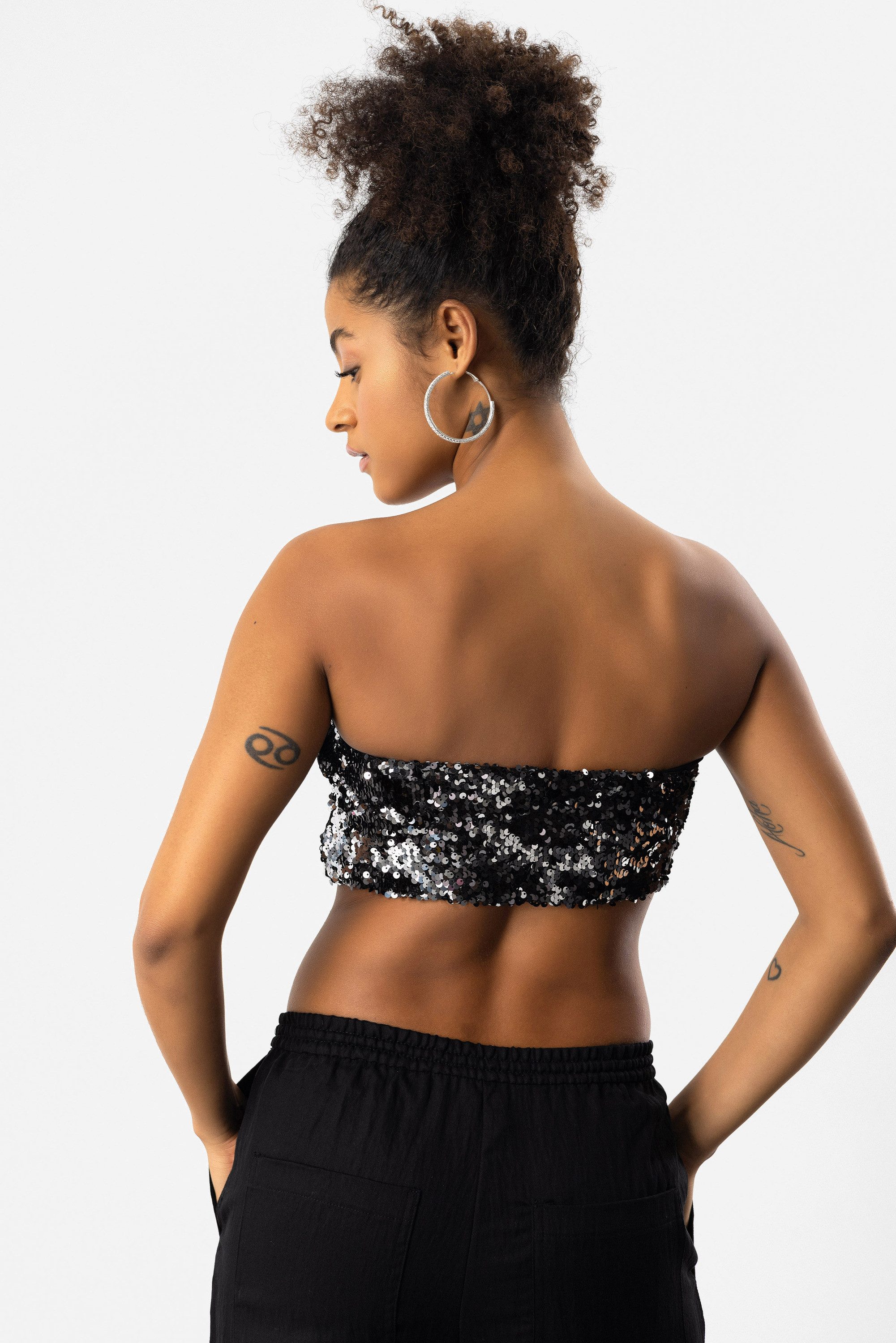 No Matter What Bandeau-BH Pailletten-Design – Bild 5 von 5