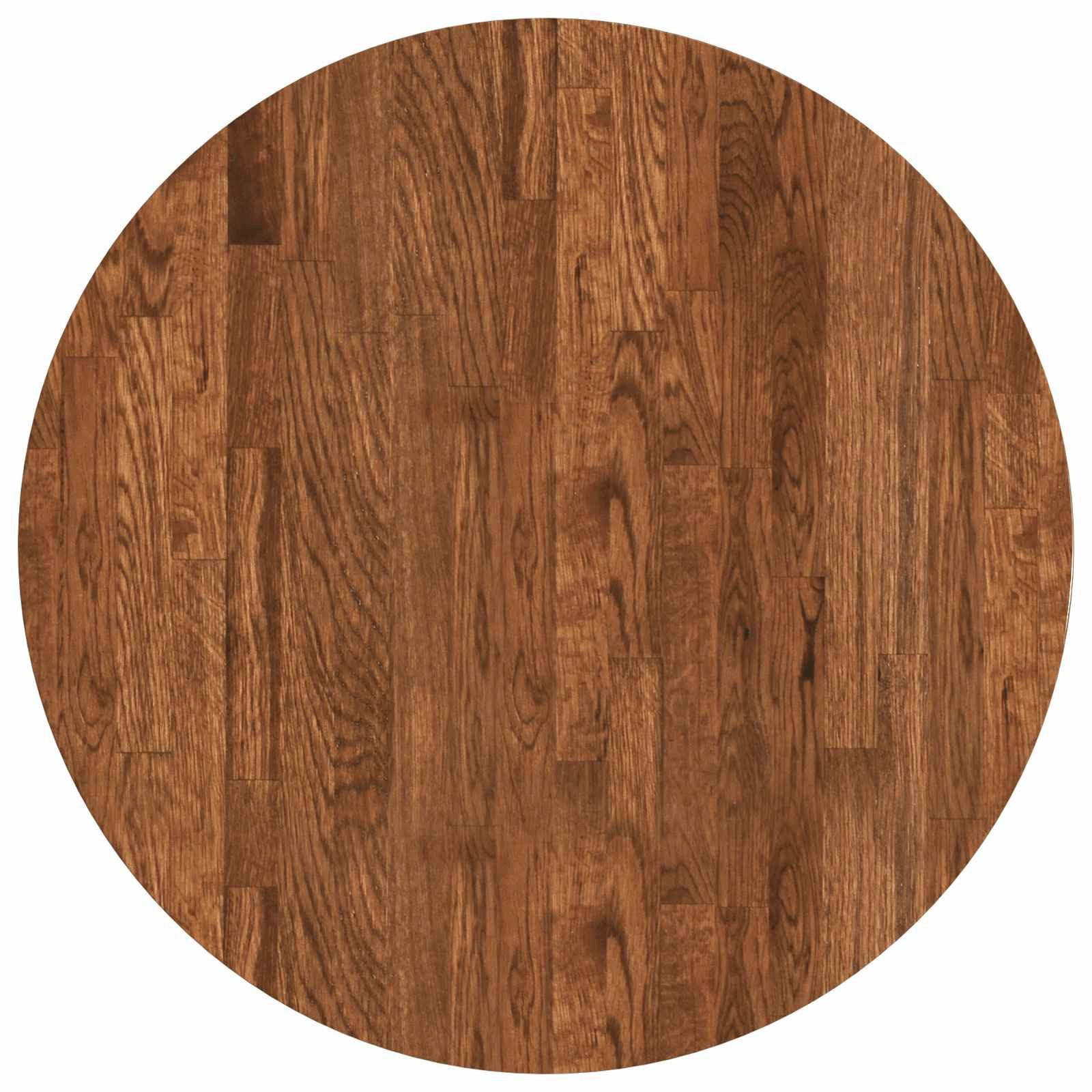 vidaXL Tischplatte Tischplatte Ø 60 x 4 cm Rund Massivholz Eiche Hellbraun (1 St)