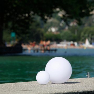 Licht-Trend Gartenleuchte Kabellose LED-Outdoorlampe Pearl mit App-Steuerung Weiß