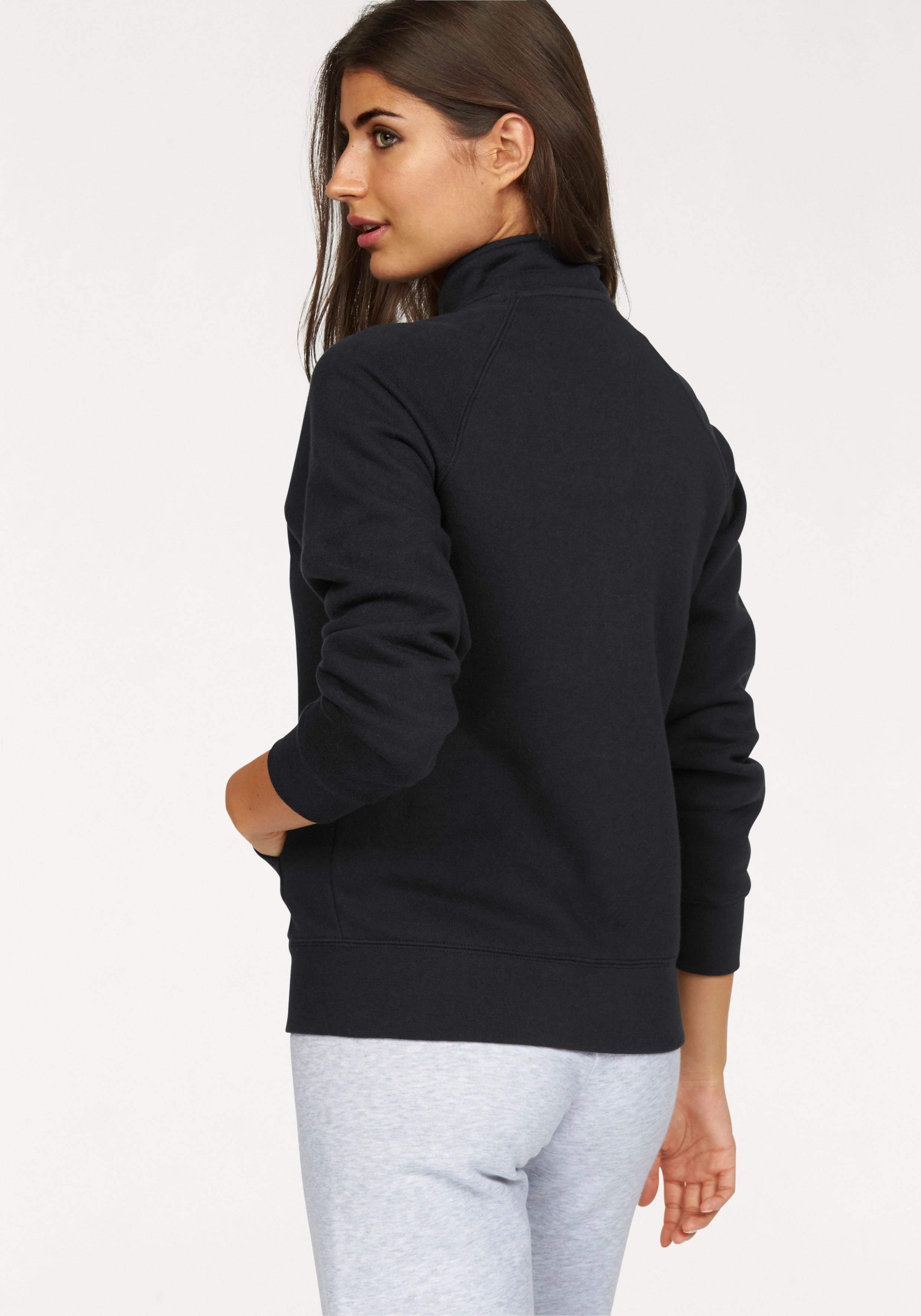 Jacket Fruit Lady-Fit of schwarz Premium Sweat Loom the Sweatshirt