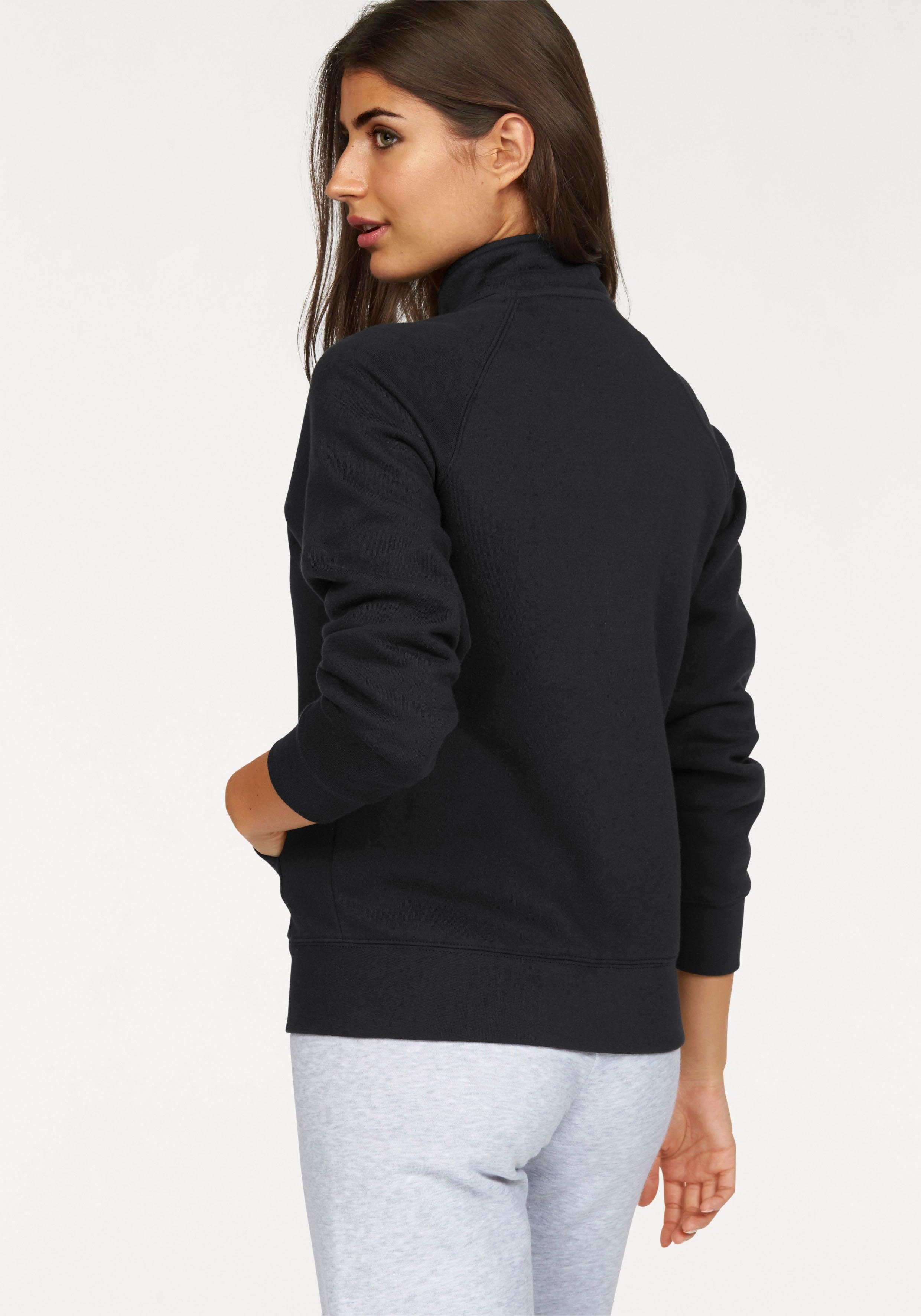 Fruit of the Loom Lady-Fit schwarz Jacket Sweat Premium Sweatshirt