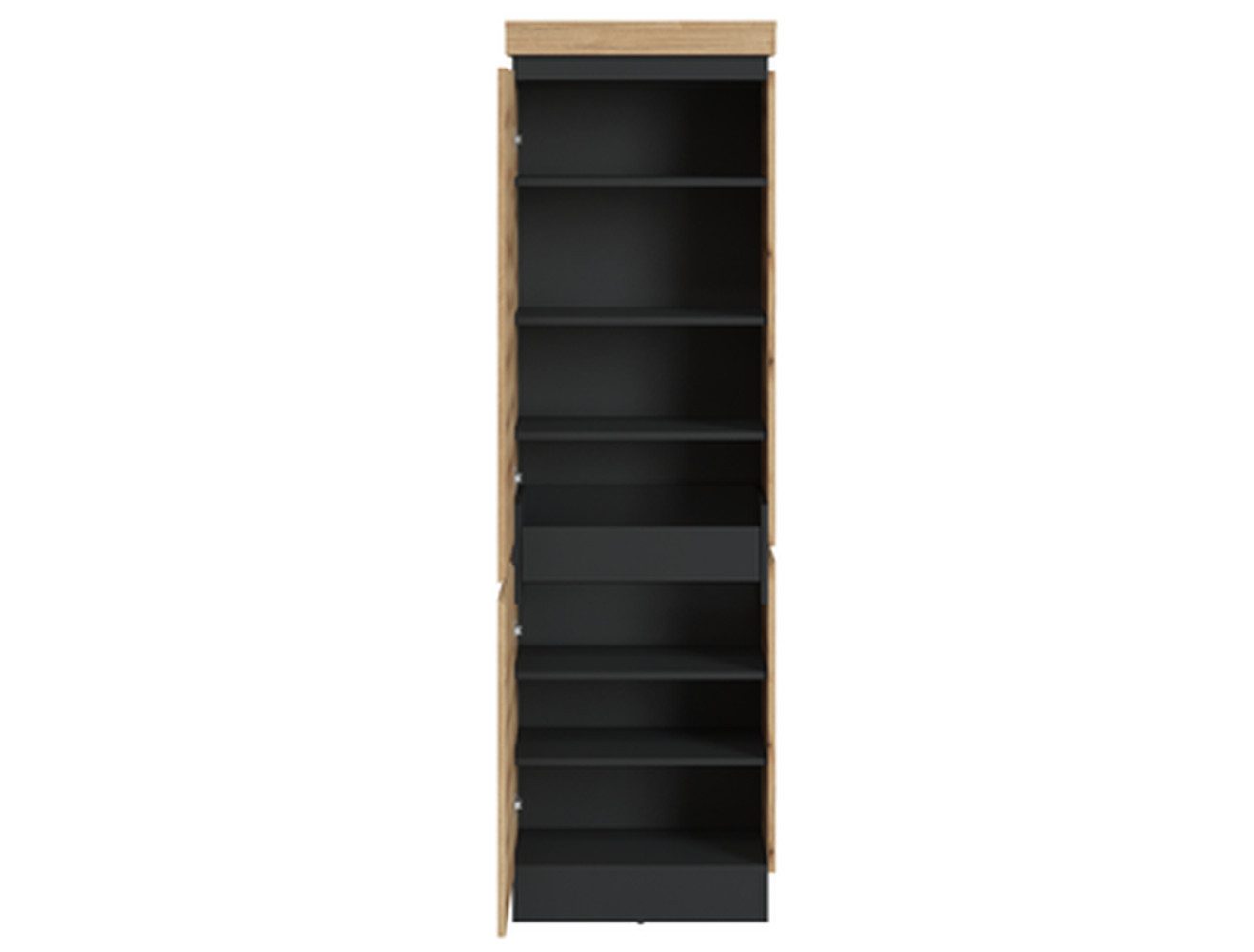 Meble Wójcik Garderoben-Set (5-teilig) in Evoke Eiche Dekor - 262x201x45 (BxHxT), (5-teilig)