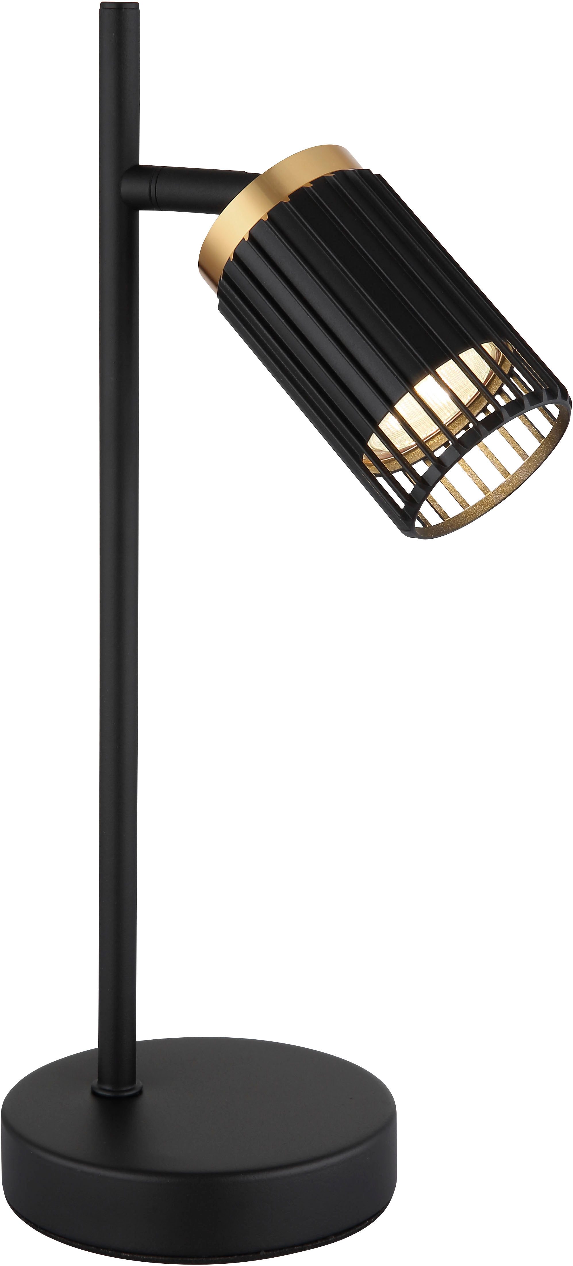 GLOBO LIGHTING Tischleuchte KORBEN, ohne Leuchtmittel, Tischlampe Nachttischlampe Deko-Tischleuchte Schlafzimmer