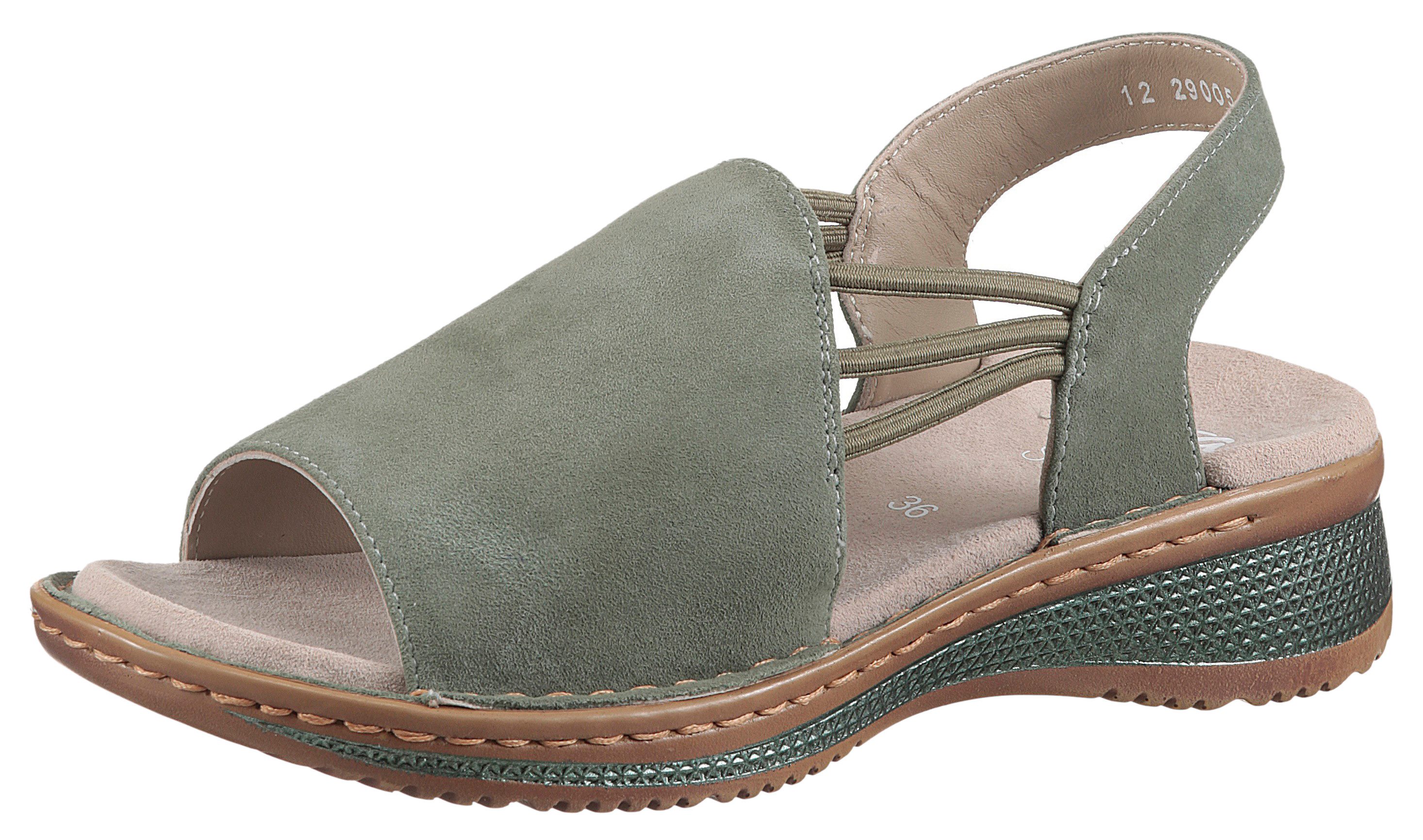 Ara HAWAII Riemchensandale, Sommerschuh, Sandalette, Keilabsatz, günstig online kaufen
