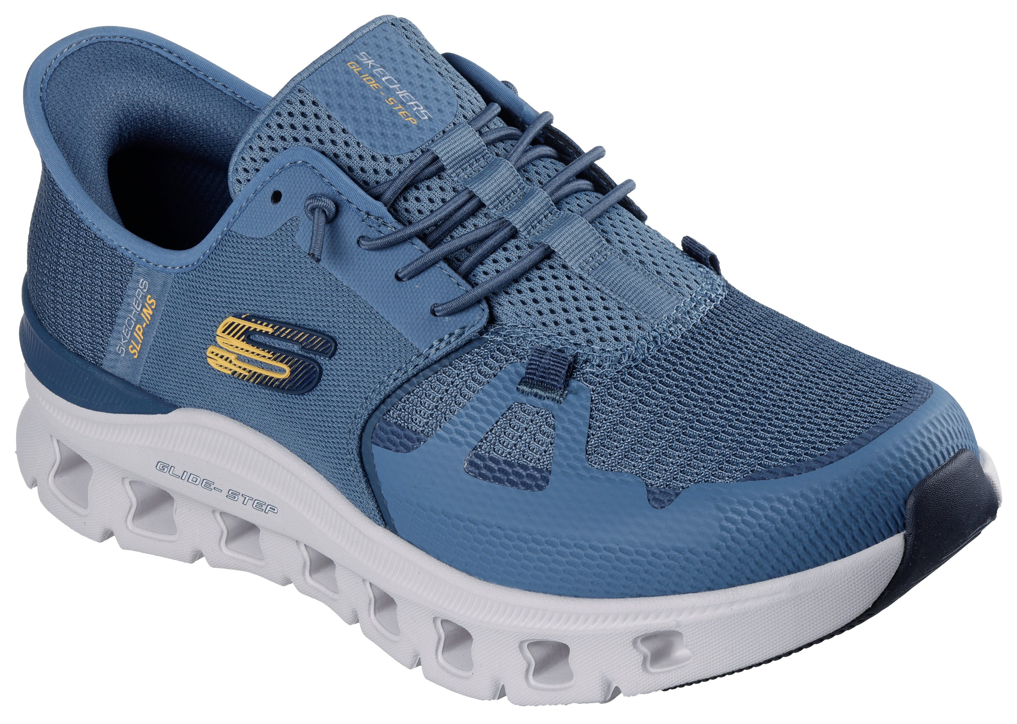 Skechers GLIDE-STEP PRO Slip-On Sneaker Laufschuh, Trainingsschuh mit flexibler Traktionslaufsohle