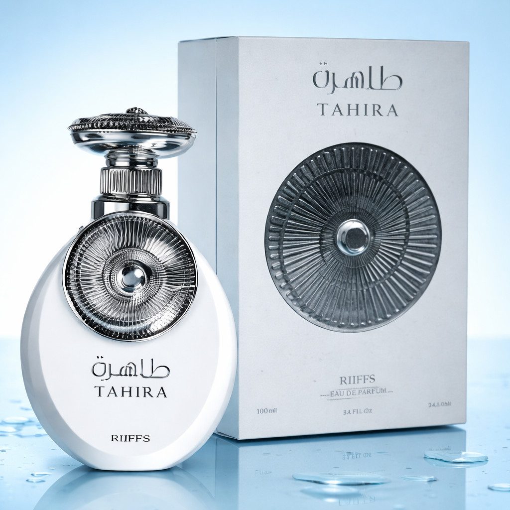 Riiffs Extrait Parfum "TAHIRA"Strahlender Duft mit klarer Frische & sanfter Wärme, Elegante Duftkomposition mit Blüten, Vanille & feiner Süße