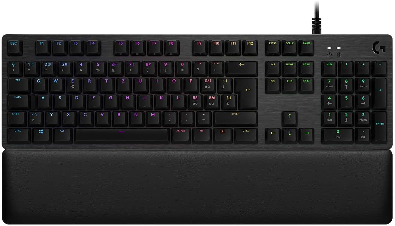Logitech G513 LIGHTSYNC RGB GX Red Linear (US) Technologie: Gaming-Tastatur