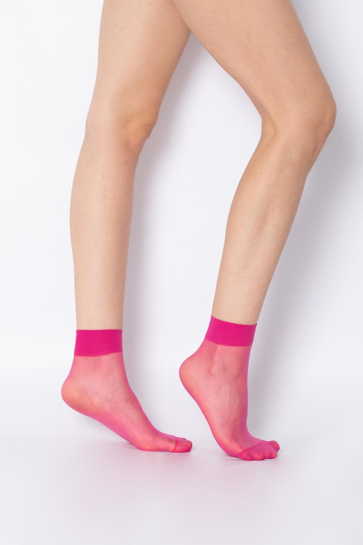 Elastan damen, Jumeon / Polyamid 85% 15% Socken Rose, 230MRE,