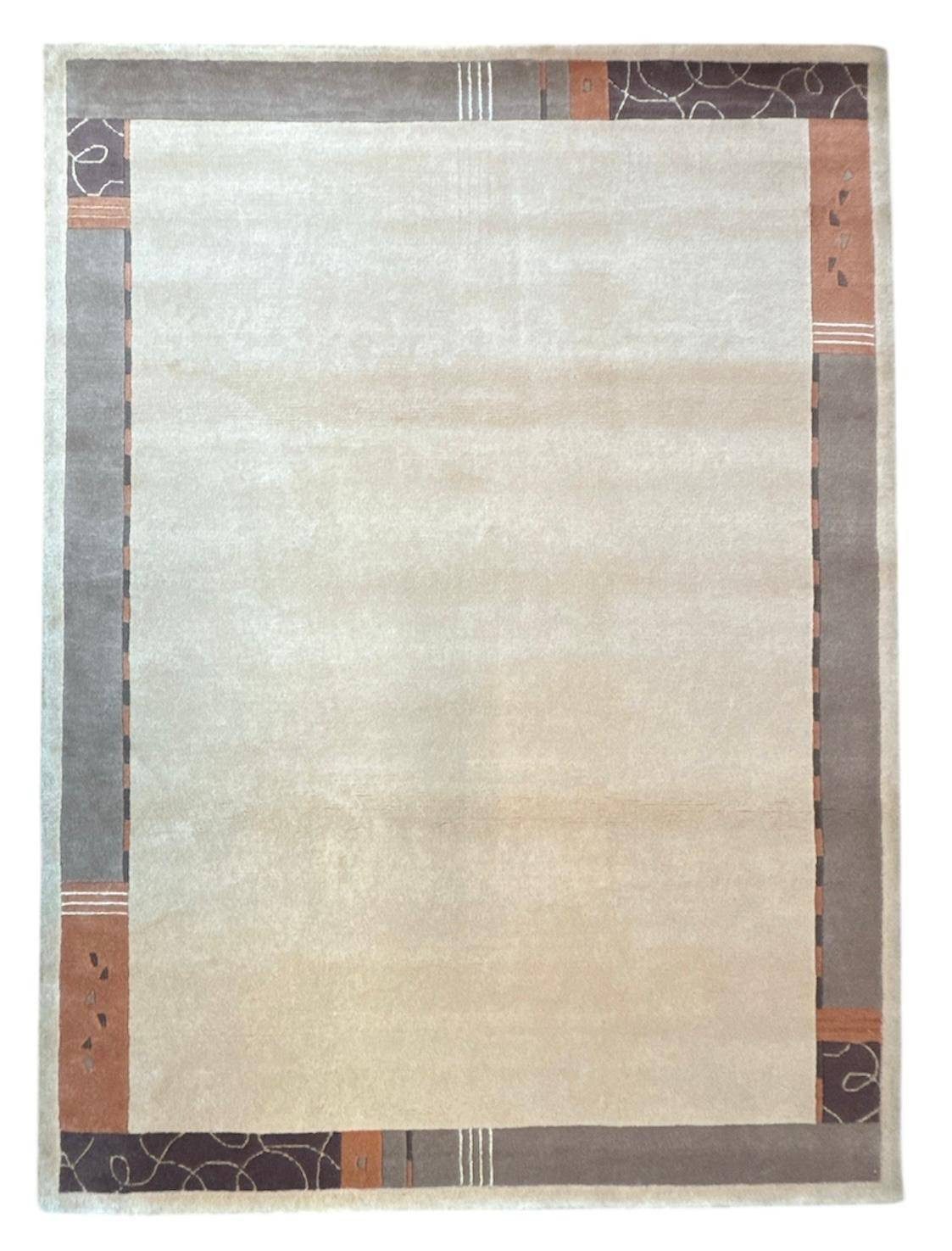 Rug Studios Teppich VENUS NEPAL - HANDGEKNÜPFT MODERN, Rechteckig, Höhe: 20 mm, Handgeknüpft, 170 x 240 cm, Sand