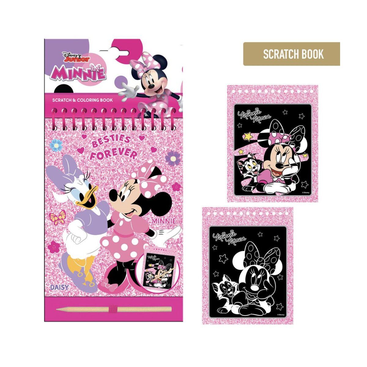 Disney Kreativset Disney Minnie Mal- & Kratzset – Besties Kreativset für Kids