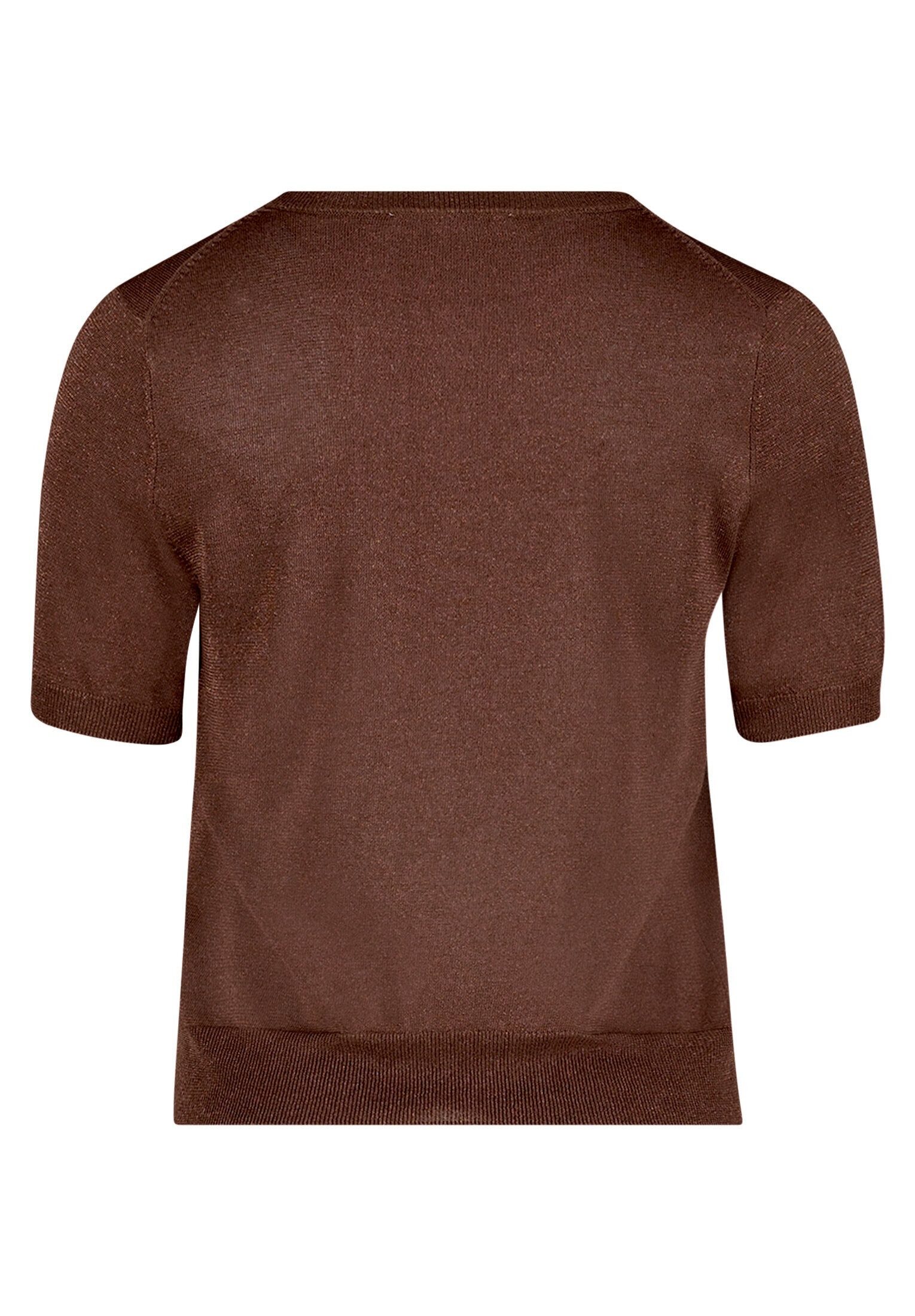 Betty&Co Kurzarmshirt Damen mit Lurexfaden (1-tlg)
