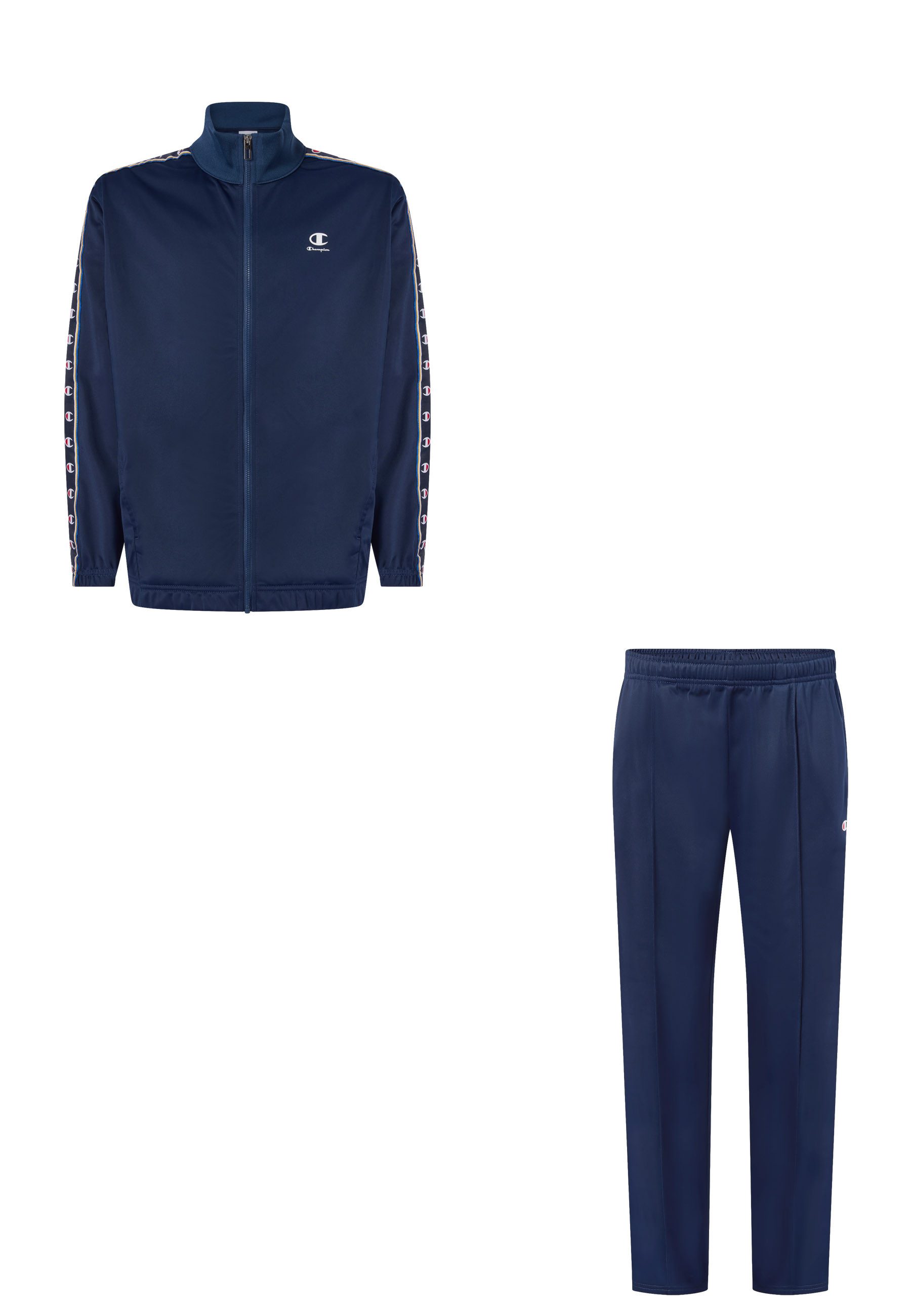Champion Trainingsanzug SPORT INSPIRED tracksuit with tape (2-tlg), zweiteiliges Set, mit komfortabler Passform, aus Polyester