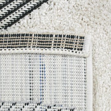 Teppich Flauschiger Teppich mit modernem Flachgewebe Design, Teppich-Traum, rechteckig, Höhe: 15 mm