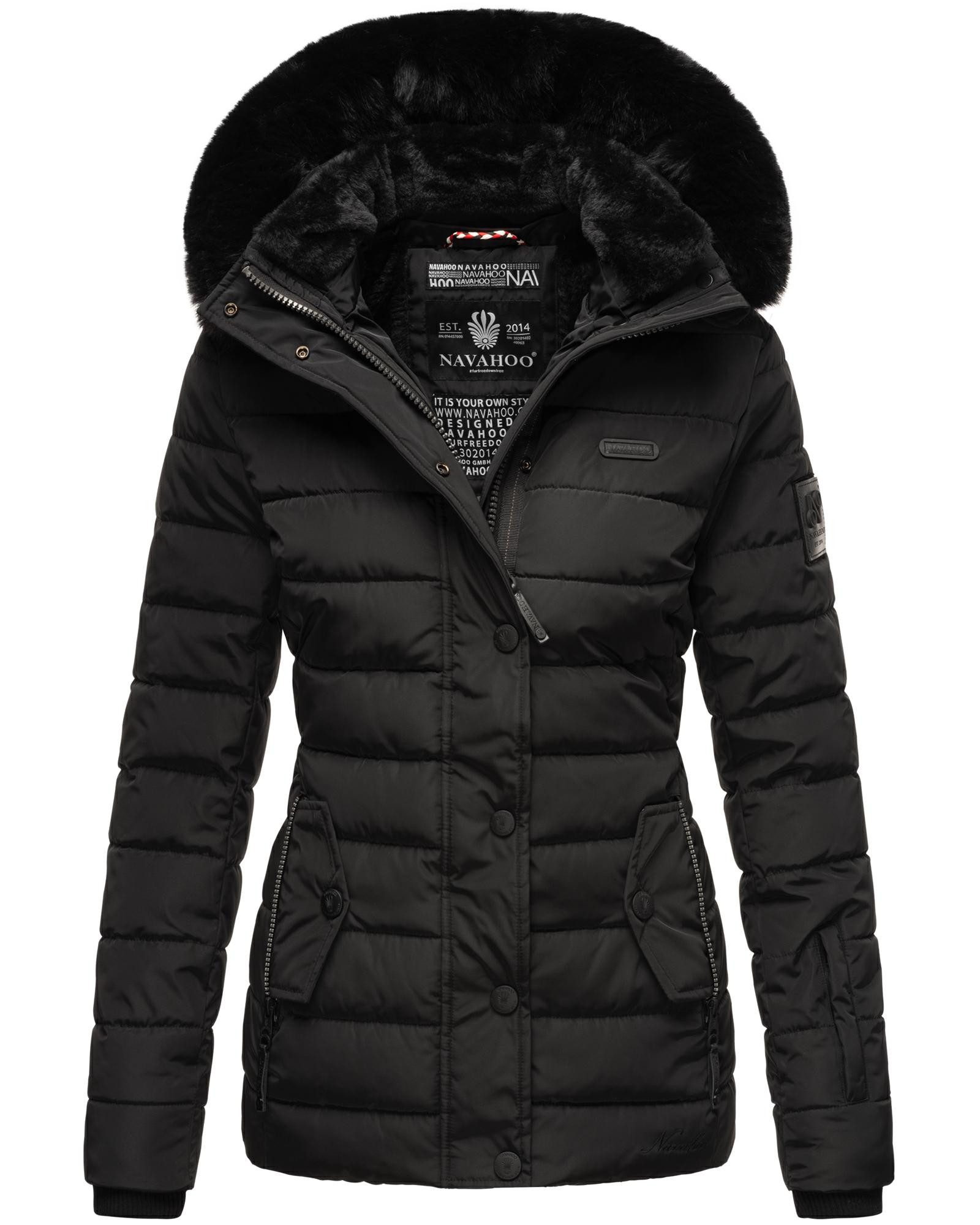 Navahoo Winterjacke Milianaa Edle Winterjacke mit weicher Kunstfell-Kapuze. € 119,95