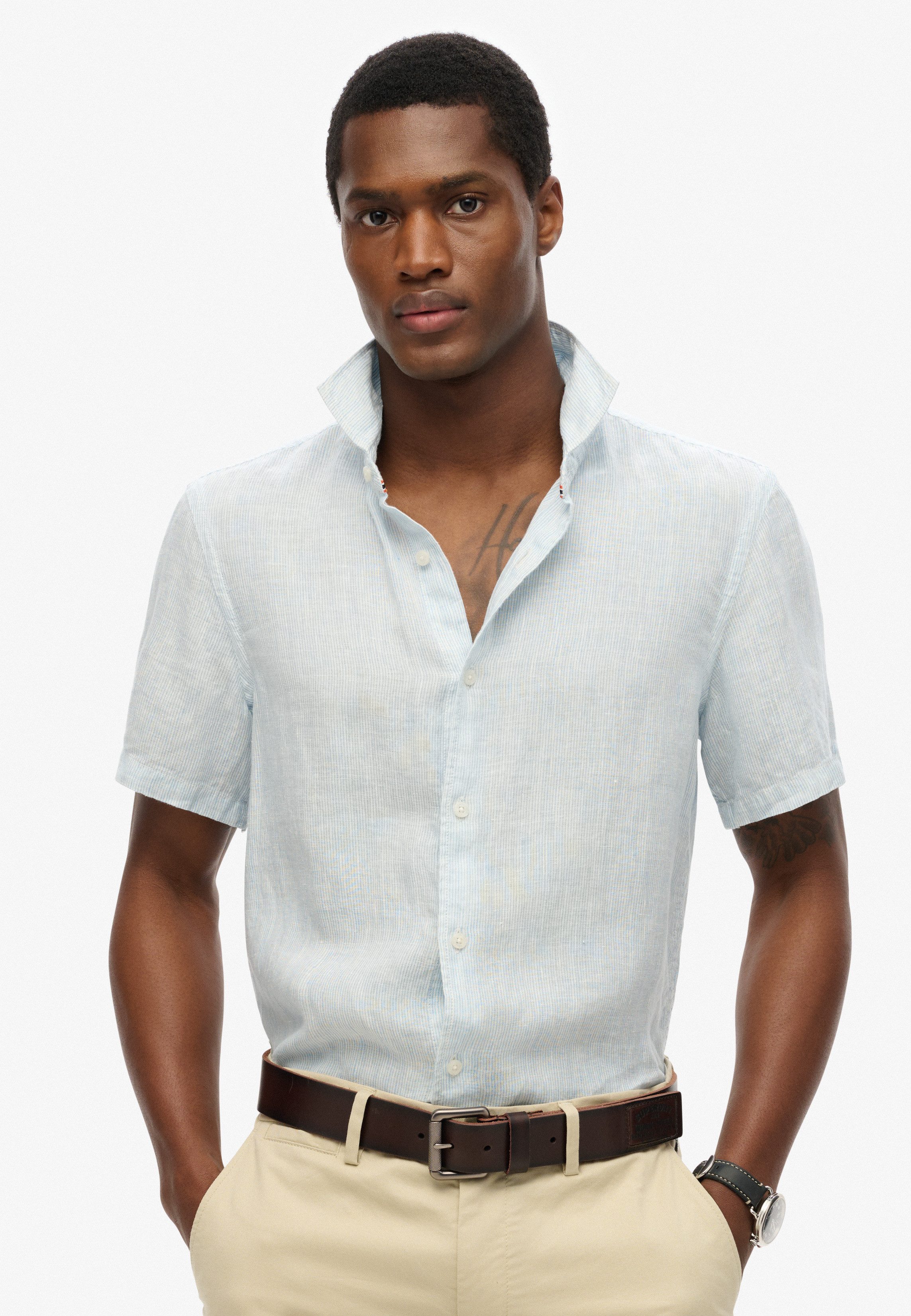 Superdry Kurzarmhemd VACATION LINEN S/S SHIRT günstig online kaufen
