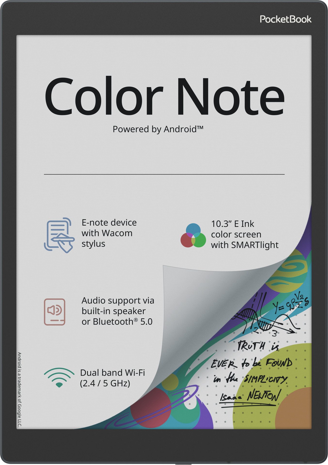 PocketBook Color Note E-Book (10,3", 32 GB, Android)
