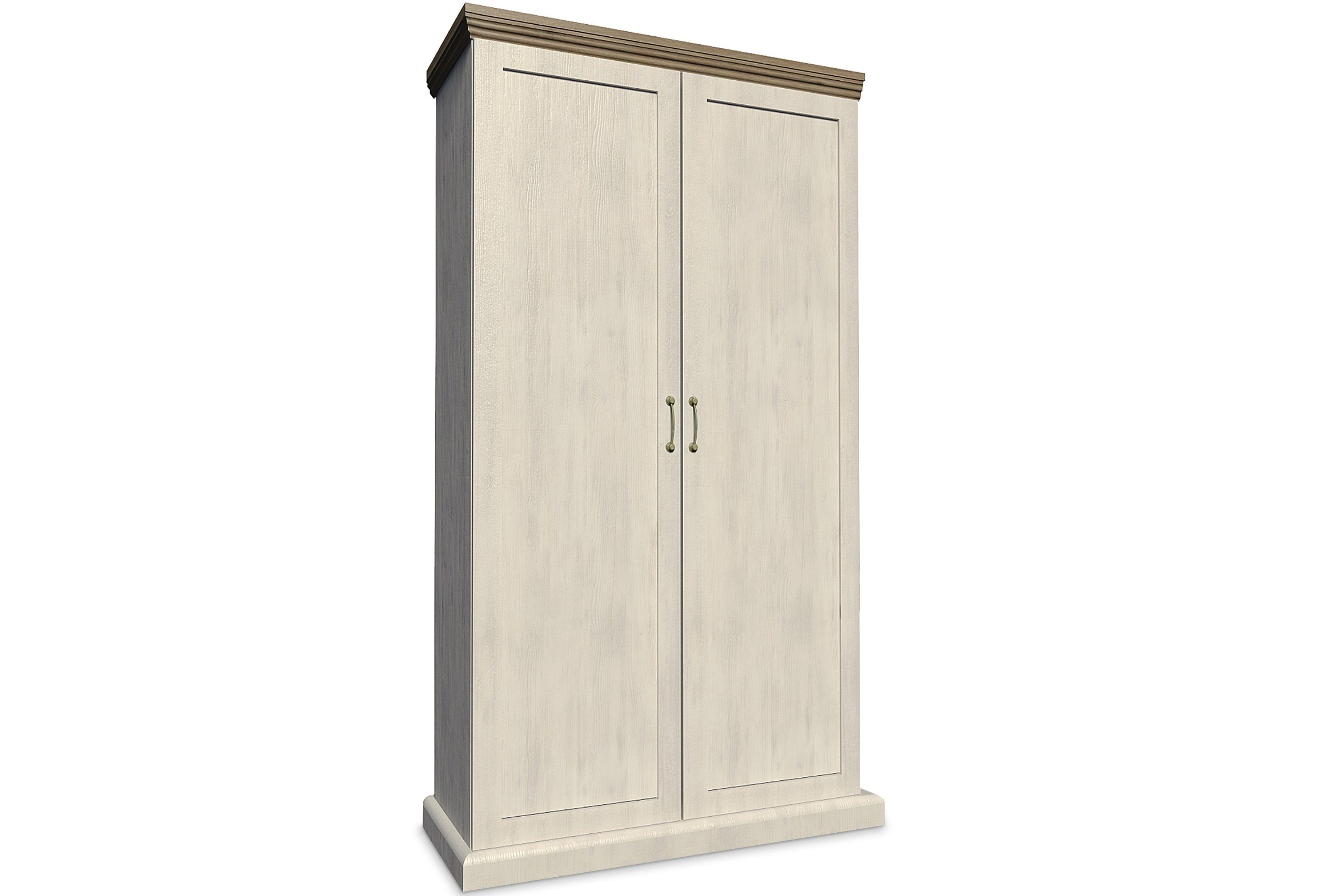 KONSIMO® Drehtürenschrank ARVEN Garderobenschrank Kleiderschrank 2-türig,mit Einlegeböde,mit Kleiderstange