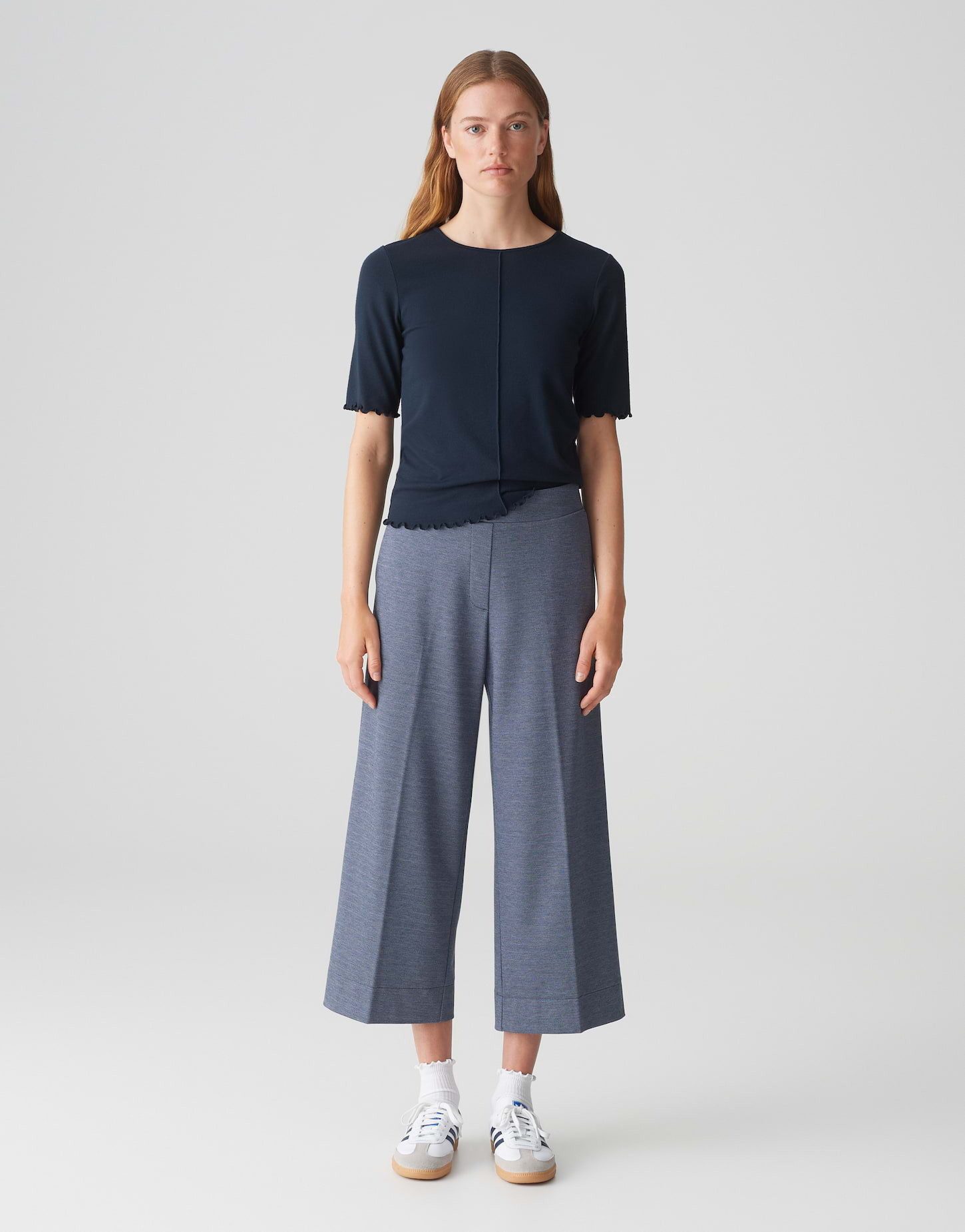 OPUS Culotte Culotte MISHA FRENCH Wide mit Komfortbund