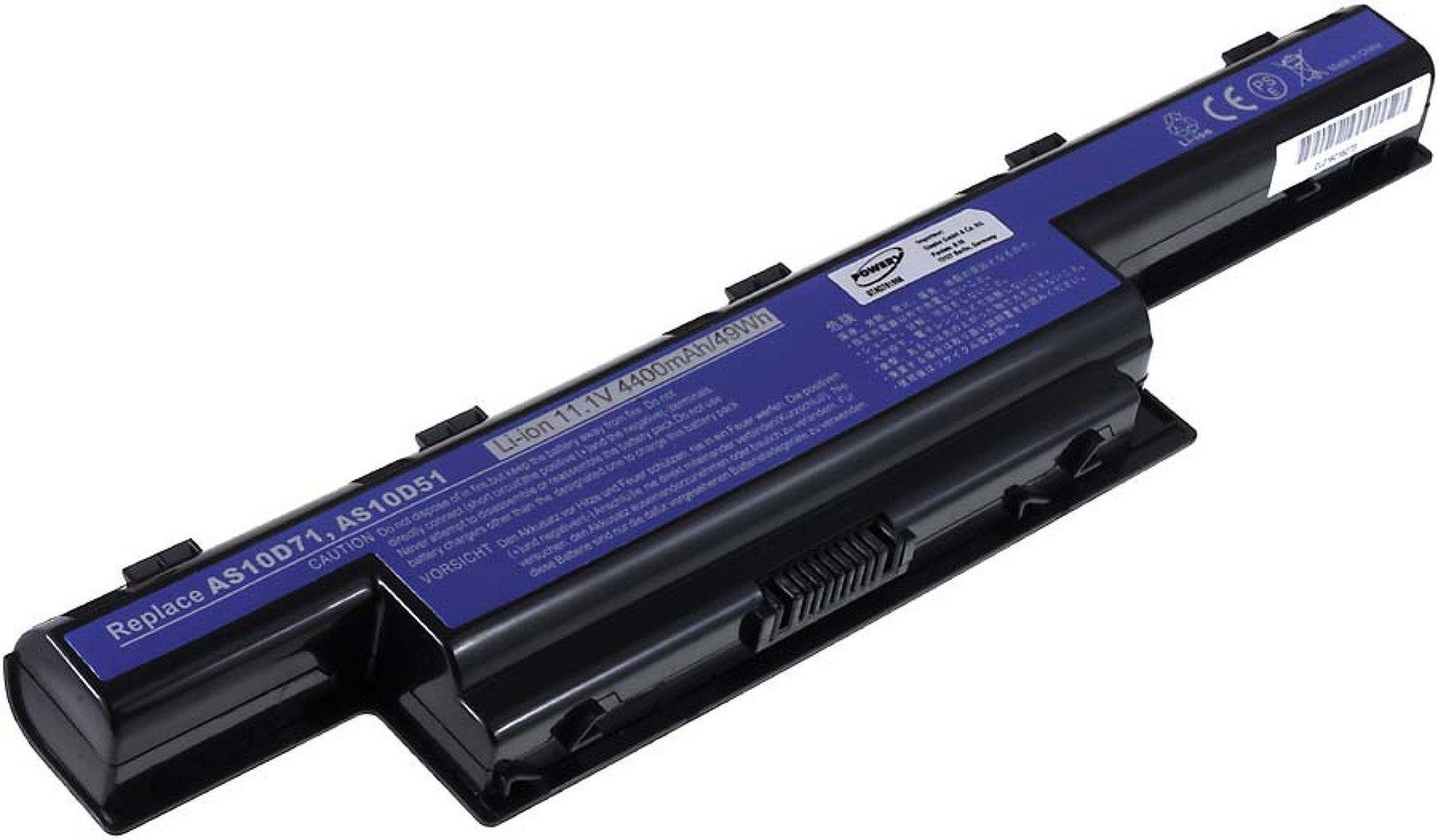 Powery Akku Laptop-Akku 5560G V) Acer Aspire für (10.8 4400 mAh Standardakku