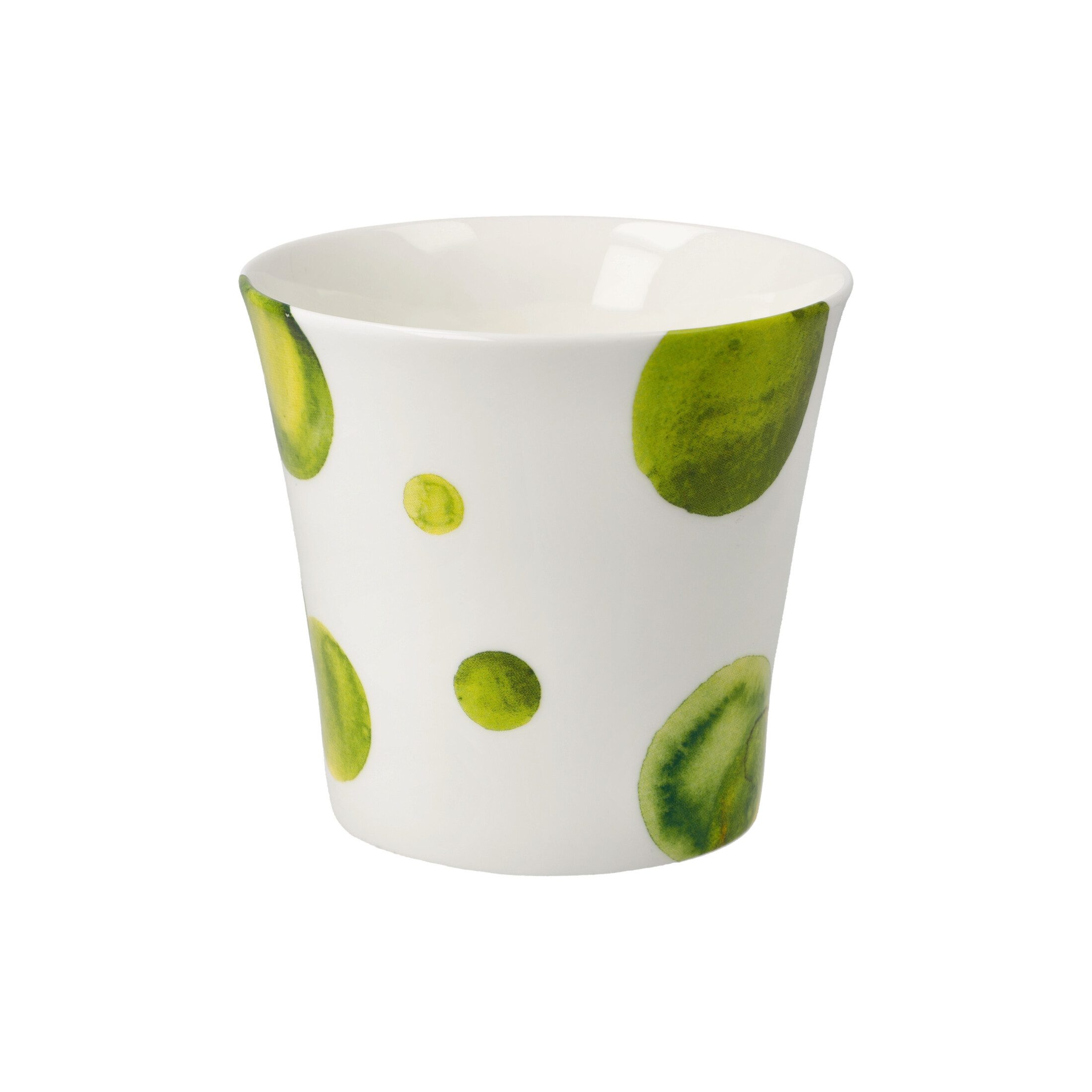 Goebel Tasse Colori, Porzellan, Spülmaschinengeeignet, Mehrfarbig, Motiv: Punkte