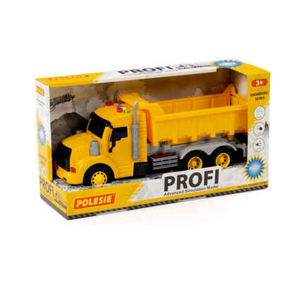 Polesie Spielzeug-Auto Polesie Profi LKW-Kipper mit Schwungsantrieb Box