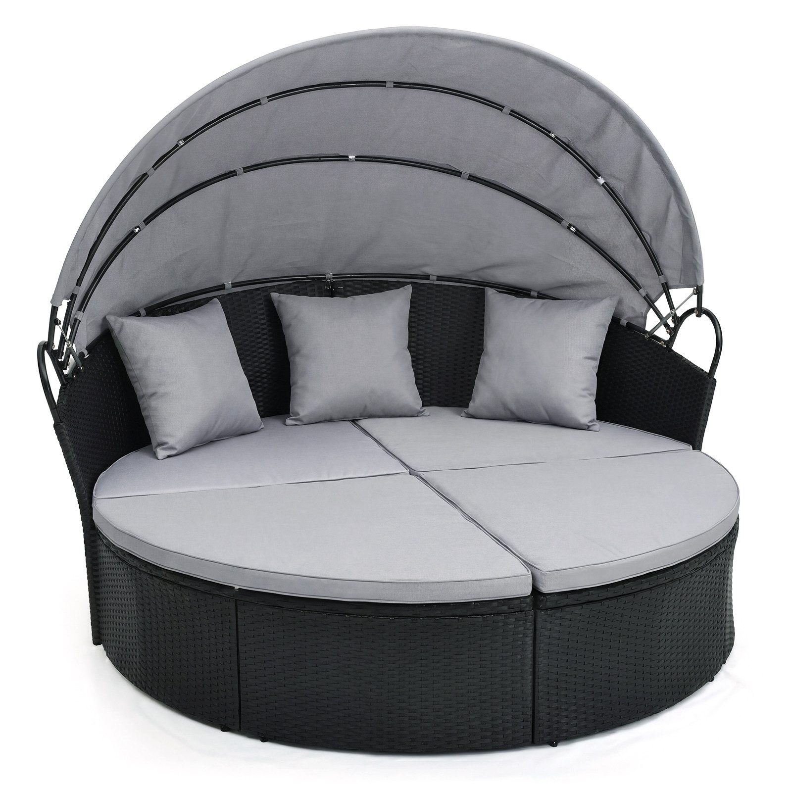 COSTWAY Sonneninsel, Sonnenliegen fur den garten, Lounge Möbel Outdoor