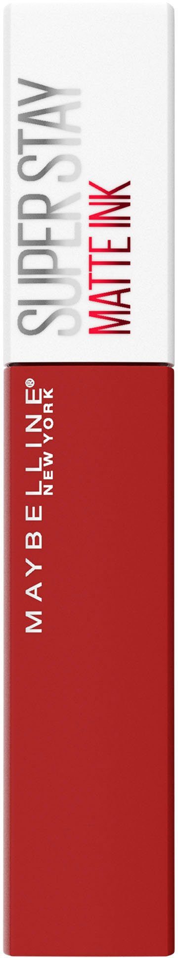 MAYBELLINE NEW YORK Lippenstift SUPER STAY MATTE INK LIPPENSTIFT, mattes Finish und hält bis zu 16 Stunden