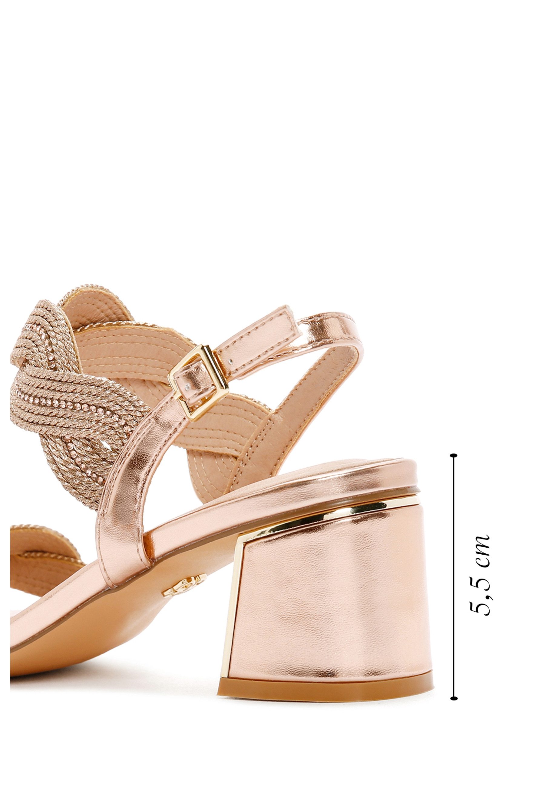 Derimod Sandaletten aus Kunstleder mit mittlerem Absatz Sandale