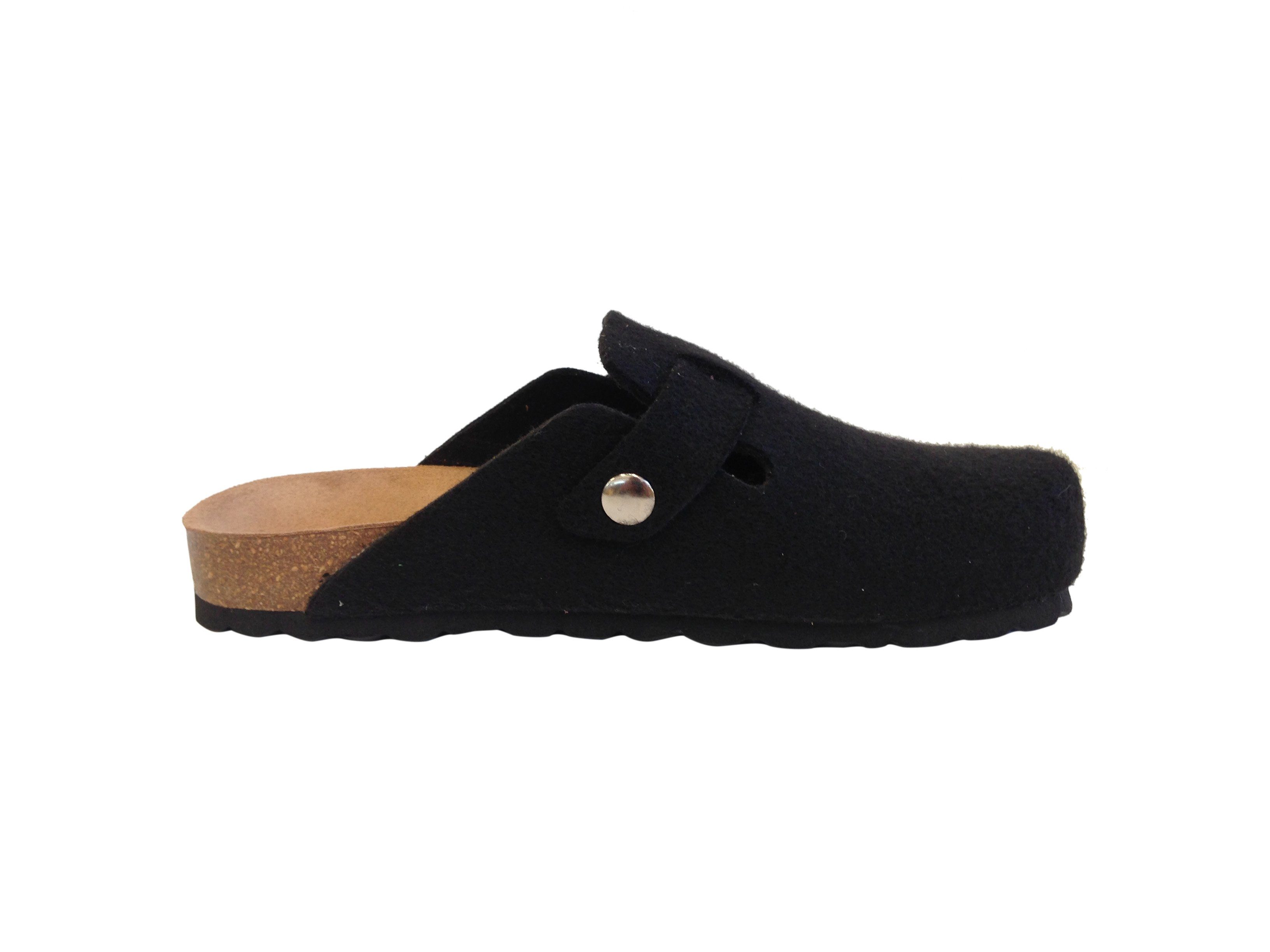 TakeMe Shoes Dakos Damen Clog Filz Hausschuh
