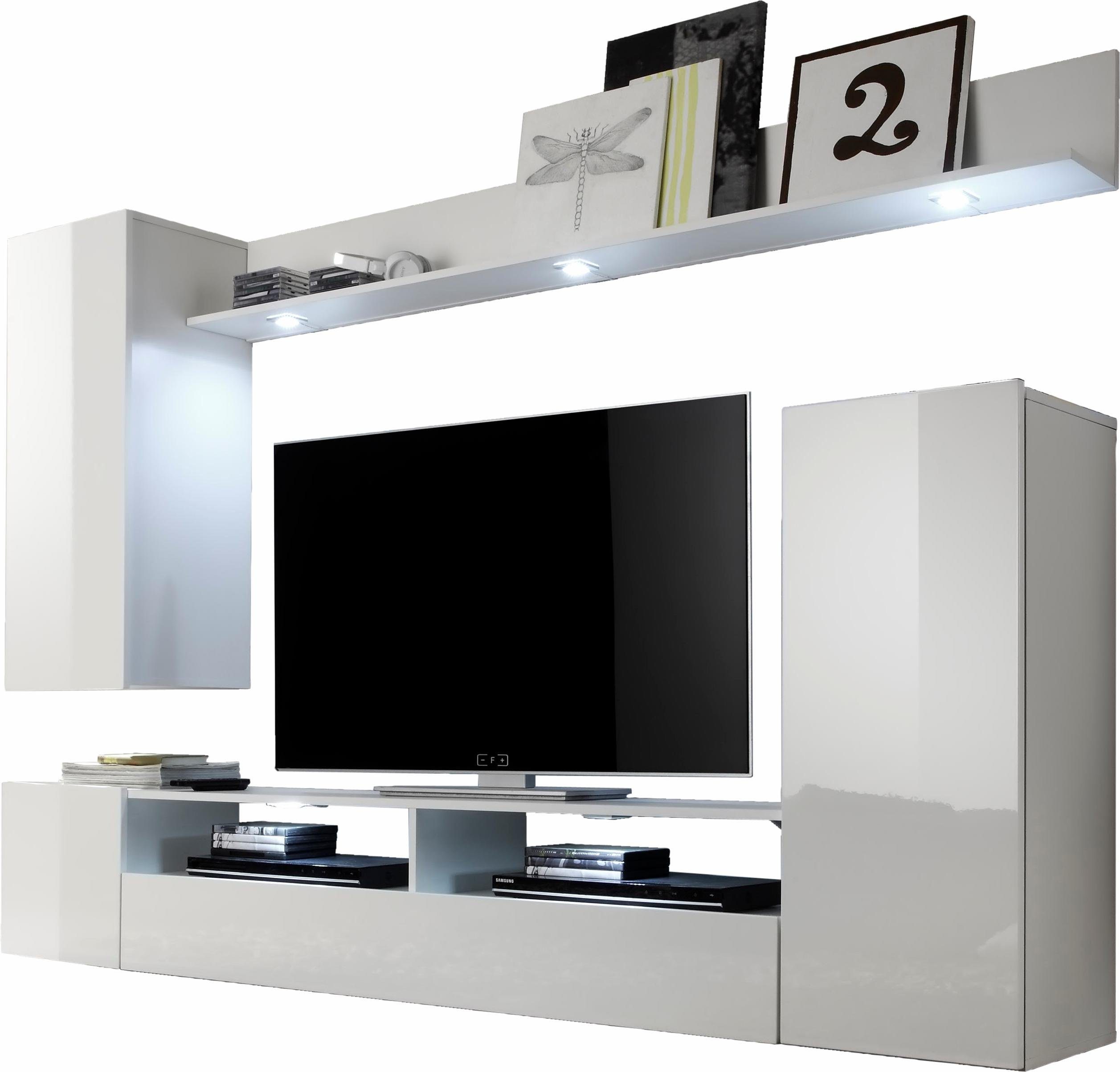 INOSIGN Wohnwand Gillis, (Set, 4-St), Hochglanz-Fronten günstig online kaufen