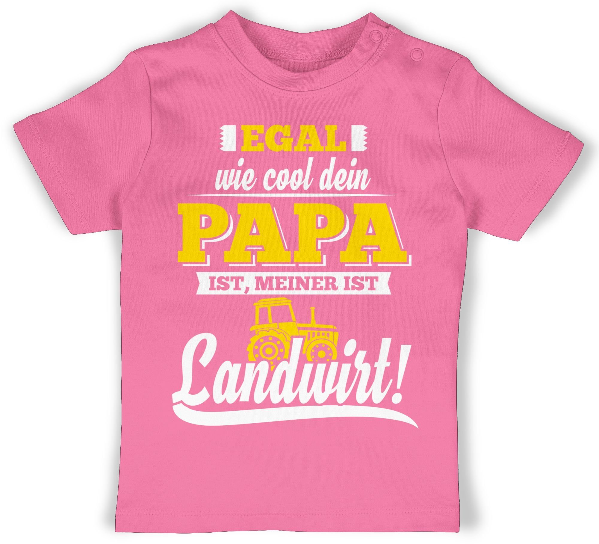 Shirtracer TShirt Egal wie Cool dein Papa meiner ist Landwirt Sprüche Baby