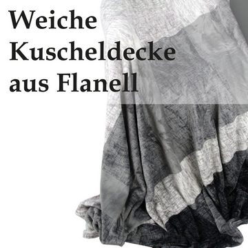 Tagesdecke »Home & Living«, Bestlivings, Kuscheldecke 150 x 200 cm (Anthrazit) - Flanelldecke, Tagesdecke