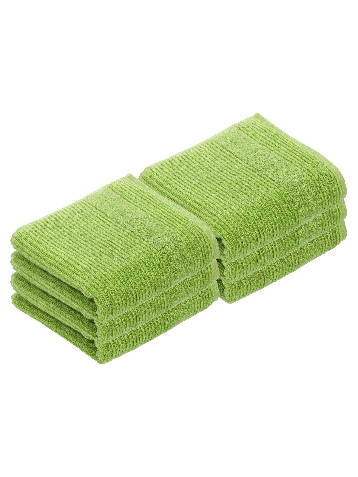 Vossen Handtücher 6er Pack Handtuch 50 x 100 cm Tomorrow, Frottier (Spar-Set, 6-St), Vegan