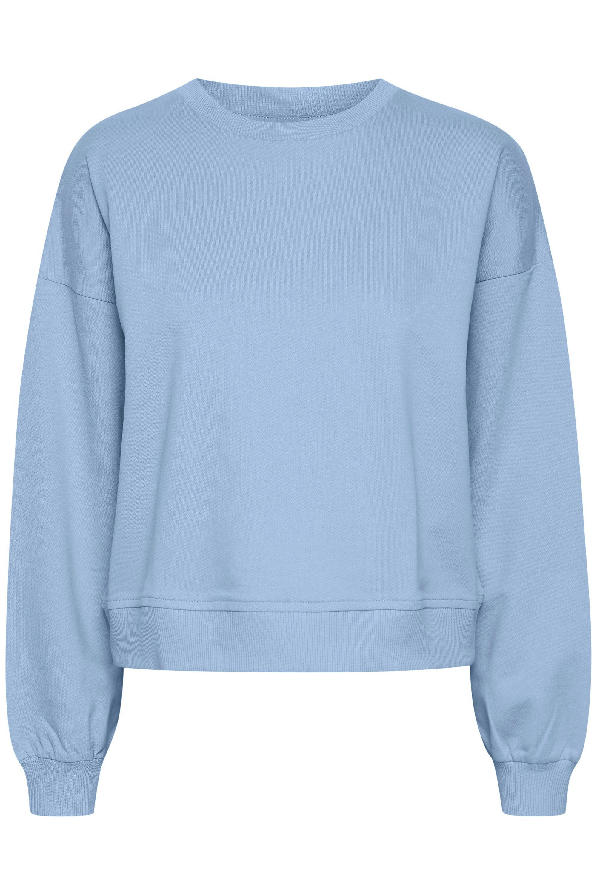 Ichi Sweater Forever (164019) IHVEA in - SW2 Cropped-Optik Sweater 20116000 Blue