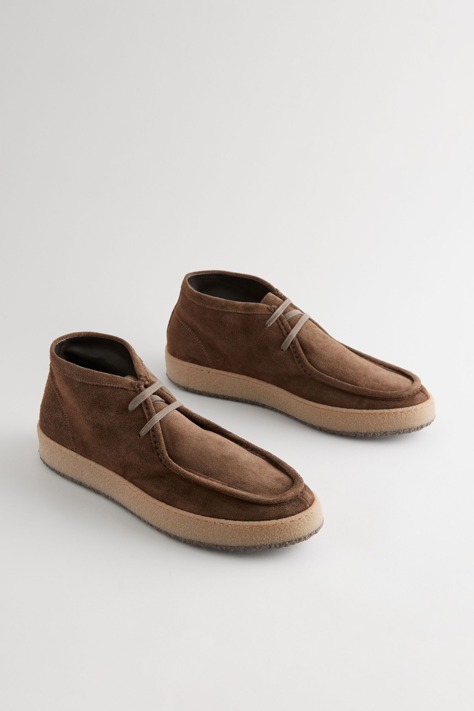 Next Kurzstiefel aus Veloursleder Schnürschuh (1-tlg) günstig online kaufen