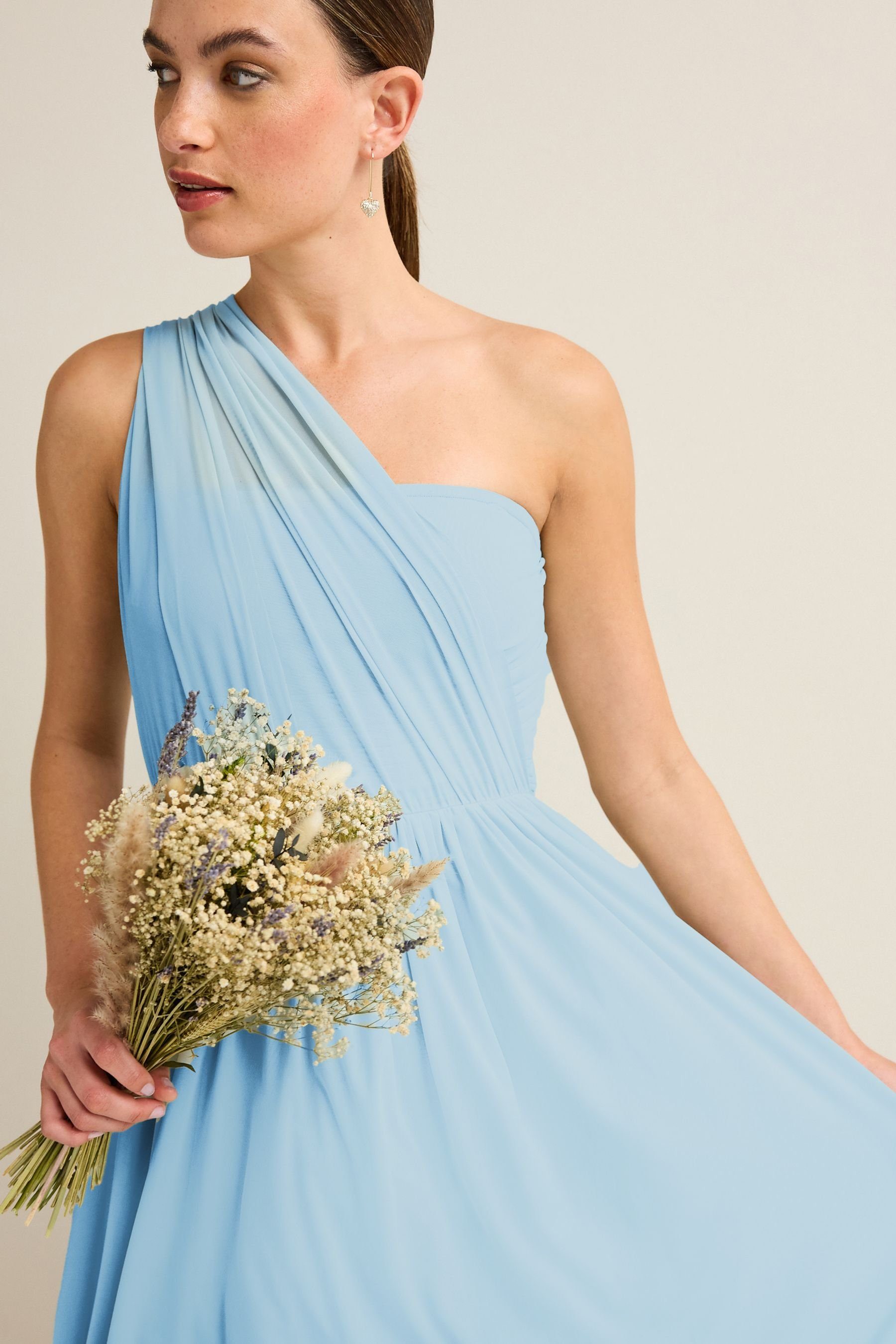 Next Partykleid Multiway-Brautjungfernkleid aus Mesh (1-tlg) günstig online kaufen
