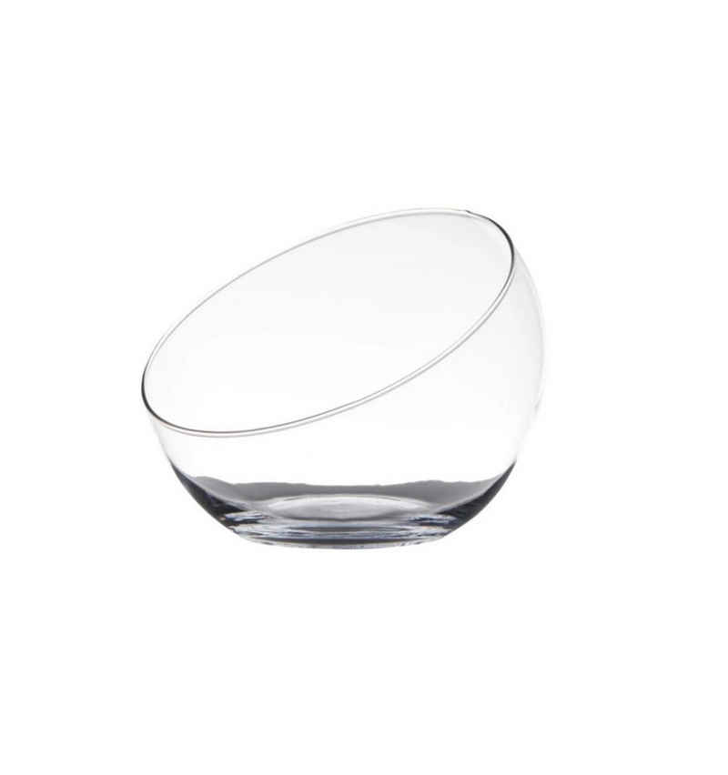 Hakbijl Glass Dekoschale RECTANGULAR, Transparent H:10cm D:12.5cm Glas